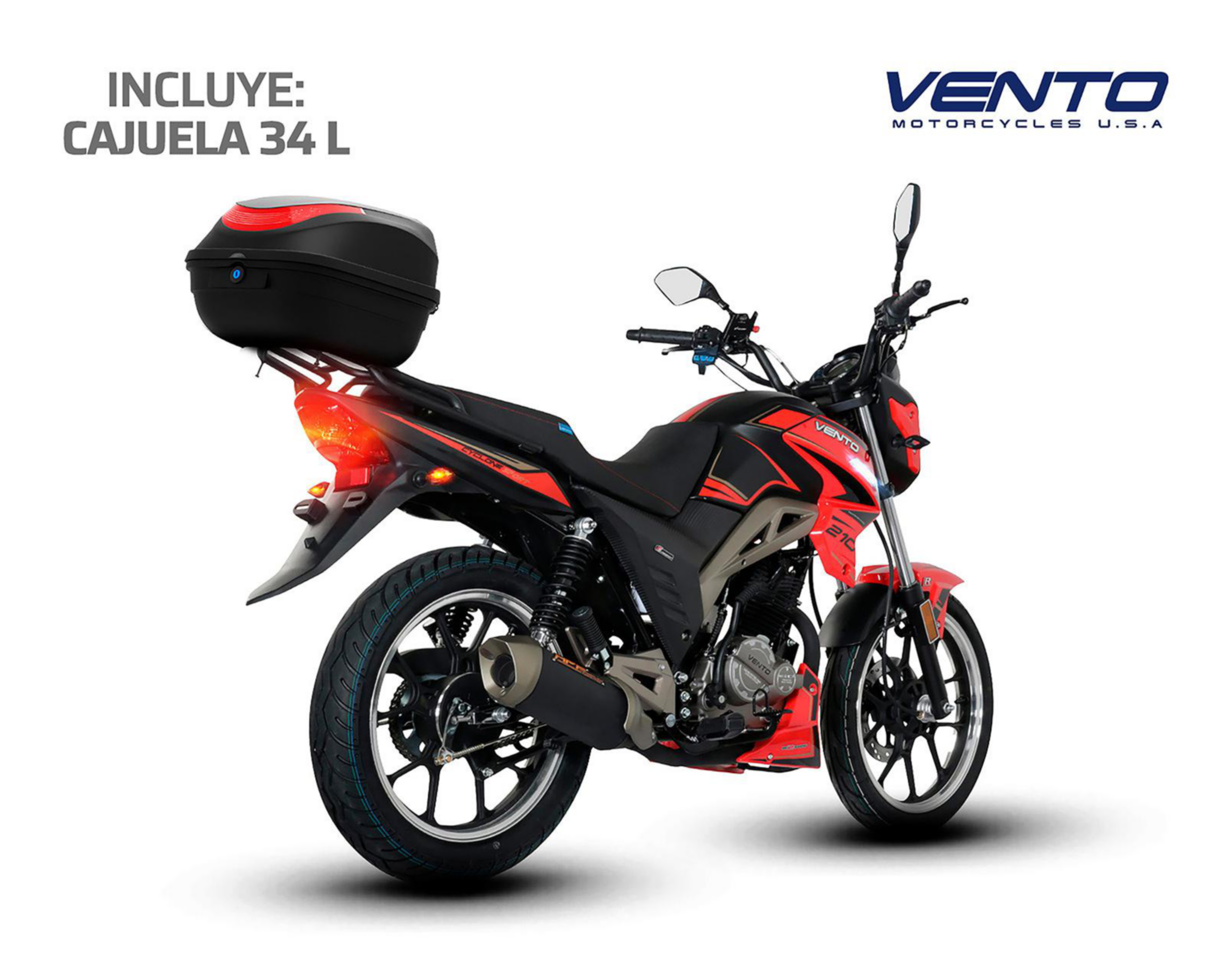 Foto 3 pulgar | Motocicleta Vento Cyclone 210 cc 2024