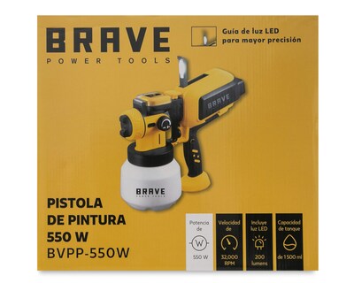 Foto 6 | Pistola para Pintar con Luz Brave BVPP 550 W