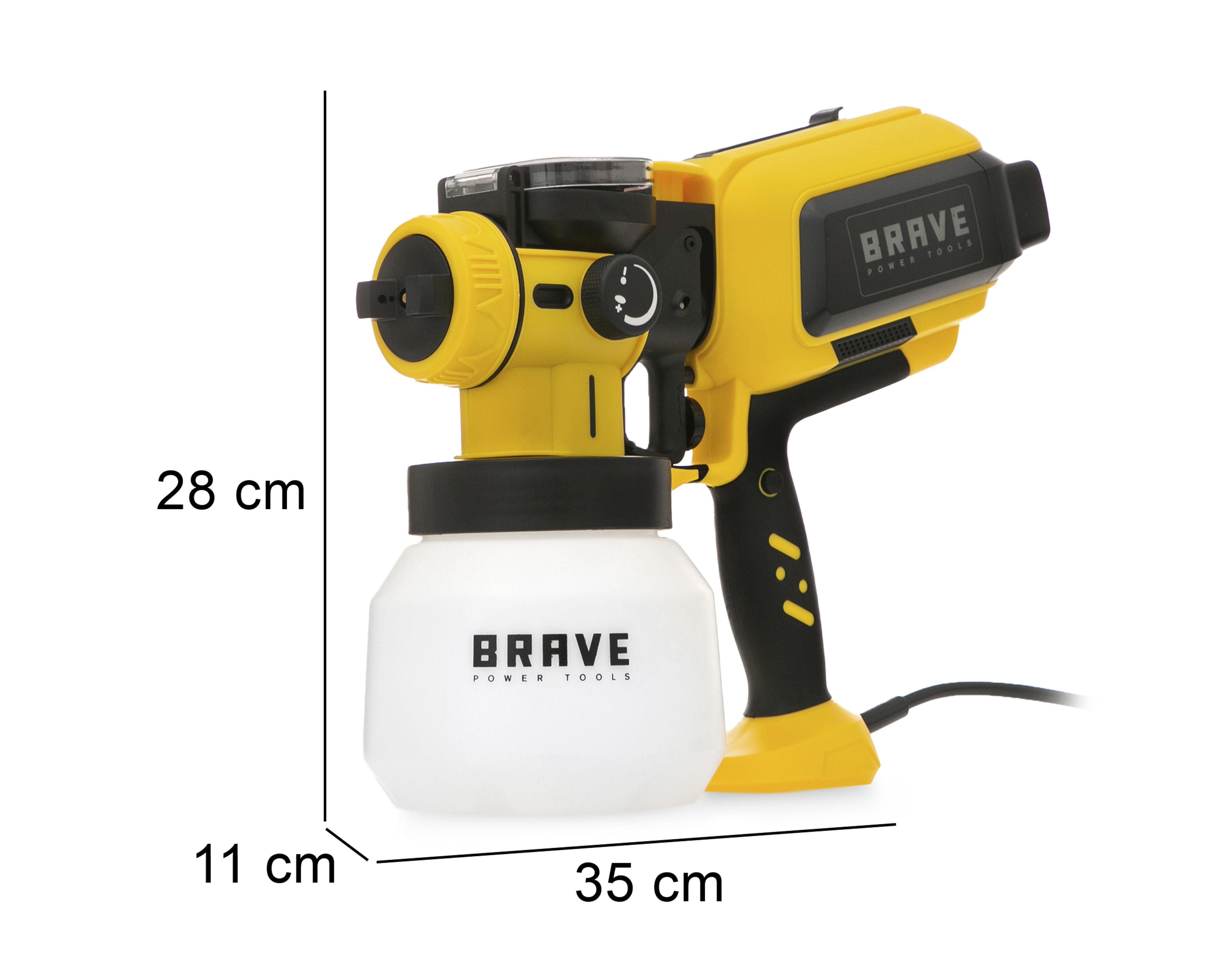 Foto 7 | Pistola para Pintar con Luz Brave BVPP 550 W