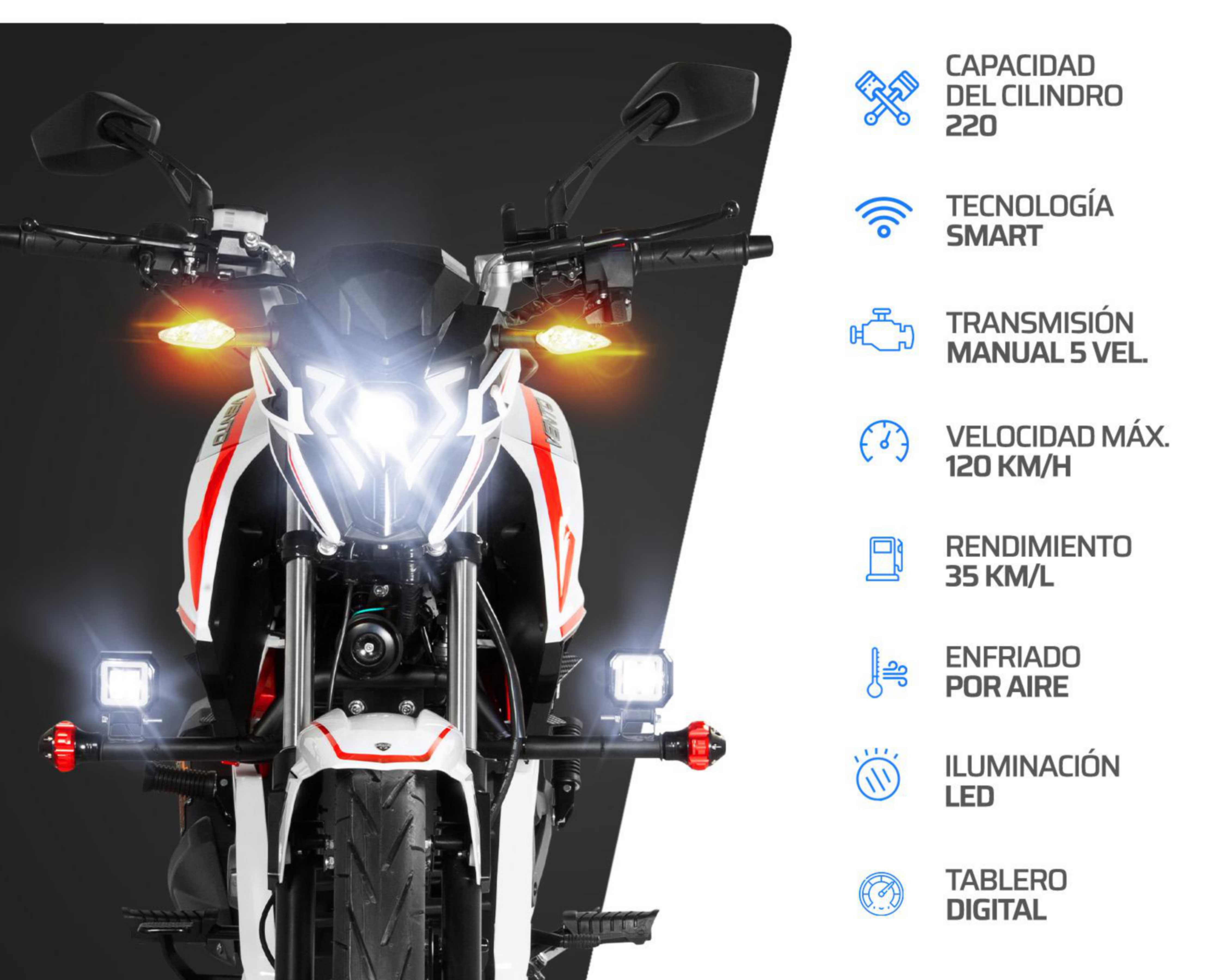 Foto 5 | Motocicleta Vento Falkon 220 cc 2024