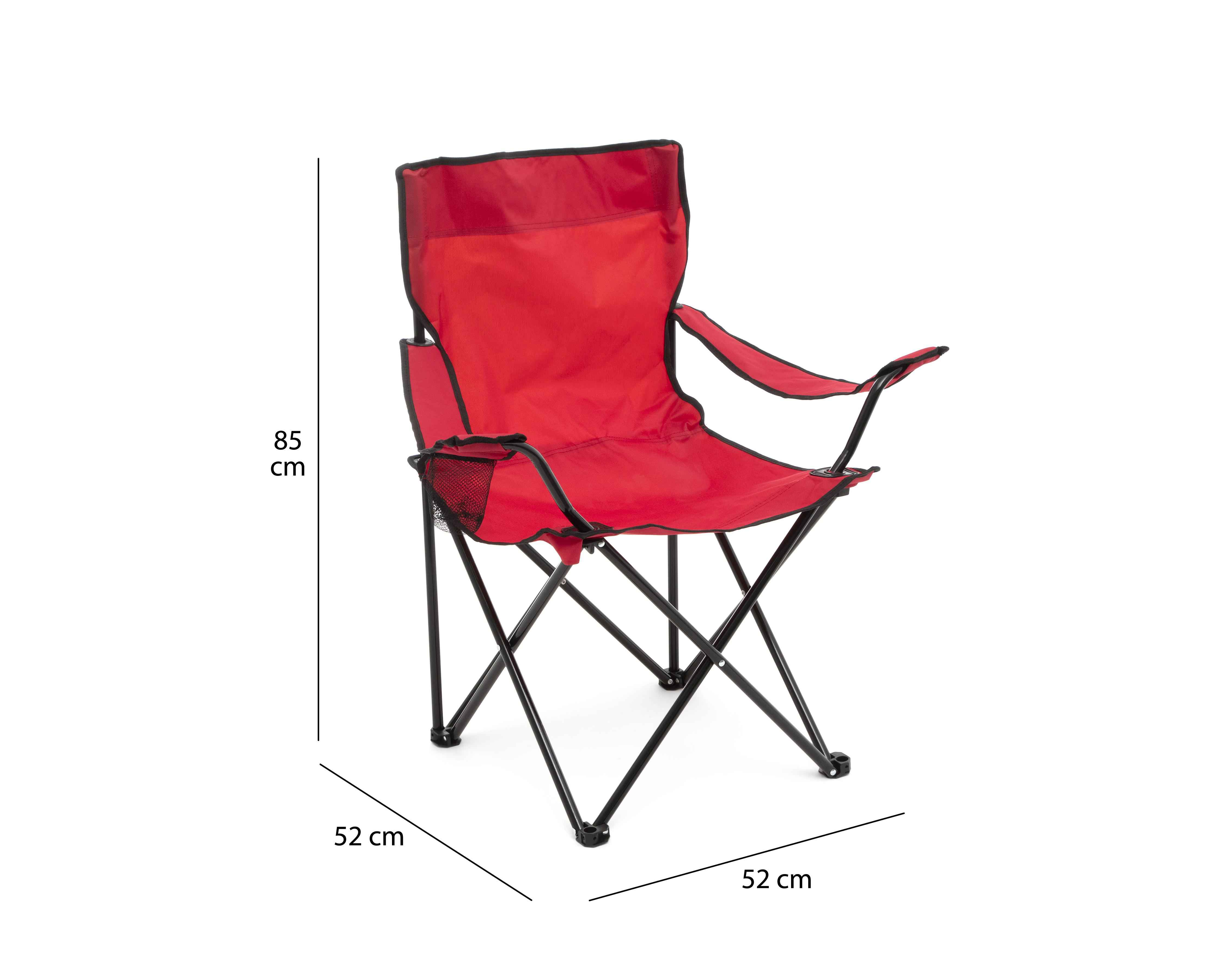 Foto 9 | Silla Congo Plegable Roja