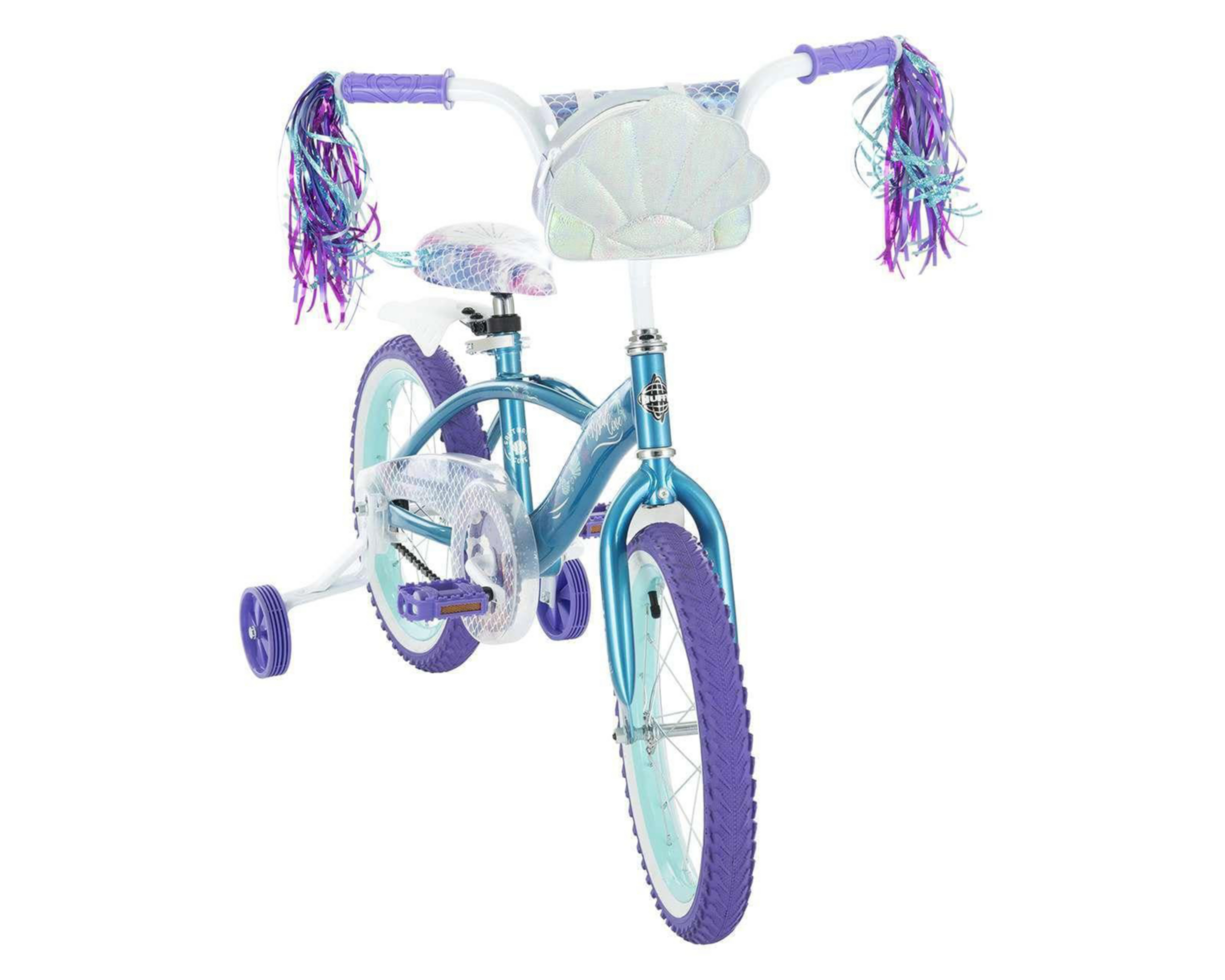 Foto 2 pulgar | Bicicleta Infantil Huffy Crystal Cove 16" Azul/Morado