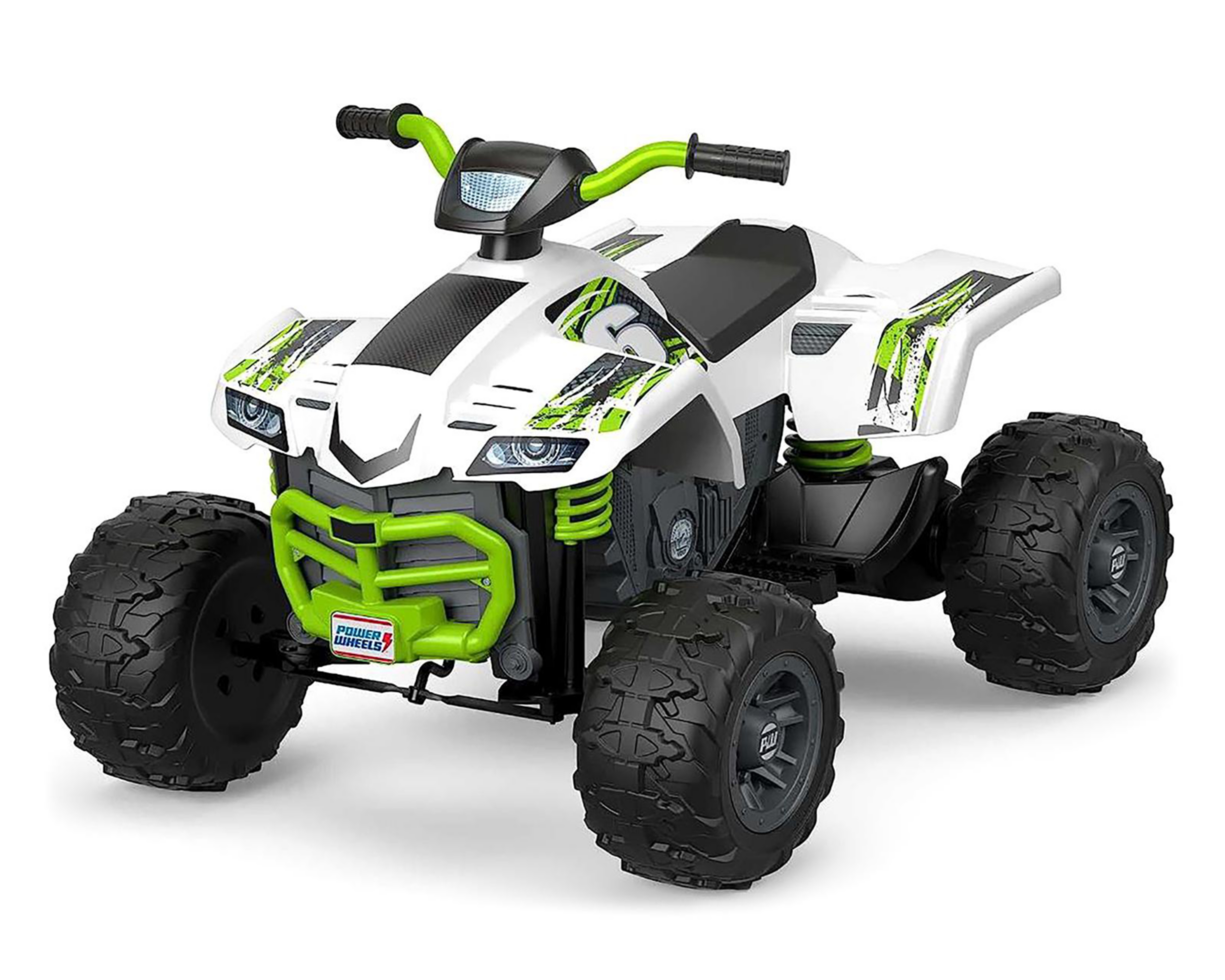 Montable Eléctrico Fisher Price Racing ATV Blanco