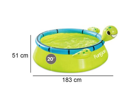 Foto 3 | Alberca Infantil Circular Funsicle 757 L 51 x 183 cm