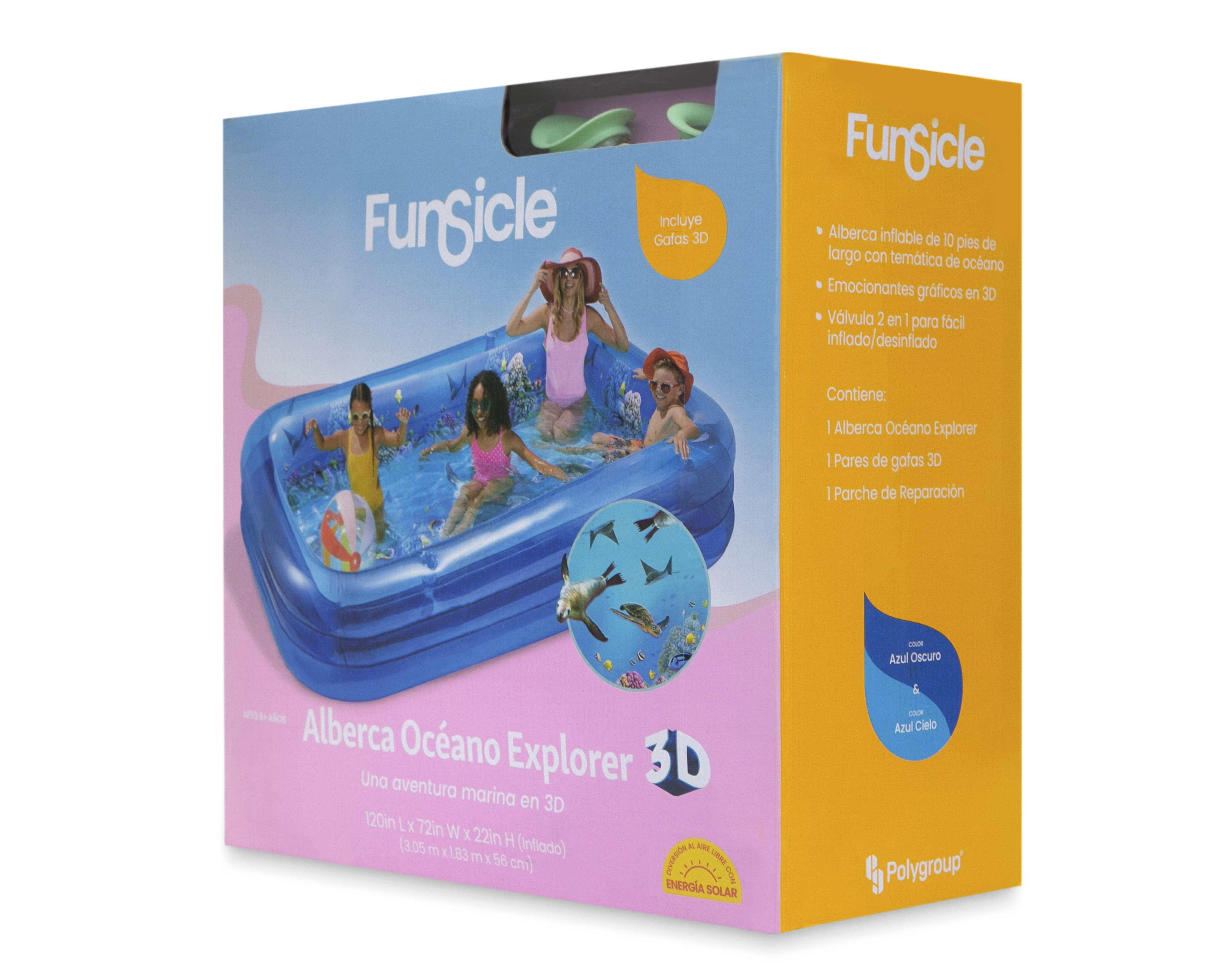 Foto 5 pulgar | Alberca Infantil Rectangular Funsicle 1030 L 183 x 305 x 56 cm