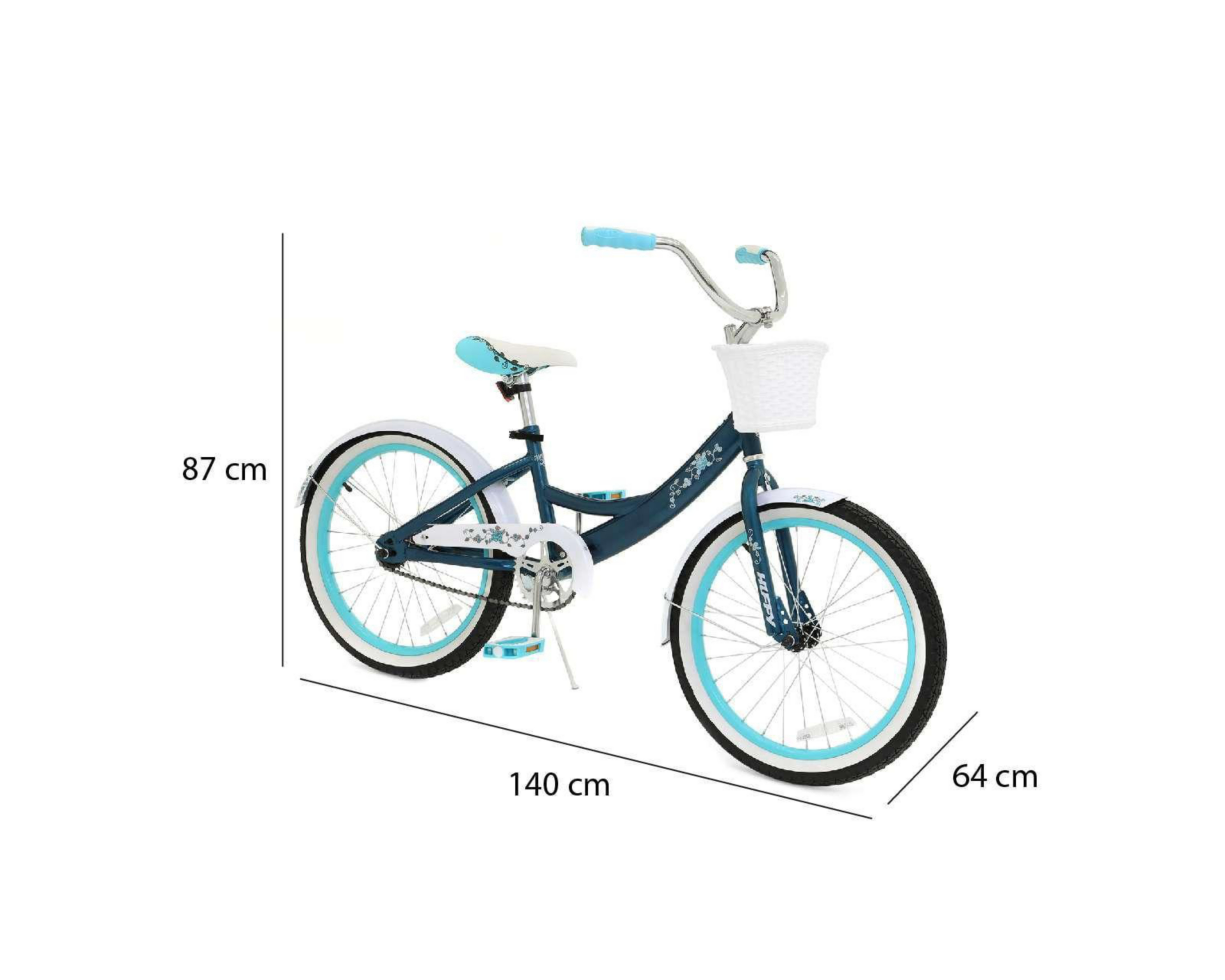 Foto 7 pulgar | Bicicleta Infantil Huffy Summerland 20" Azul