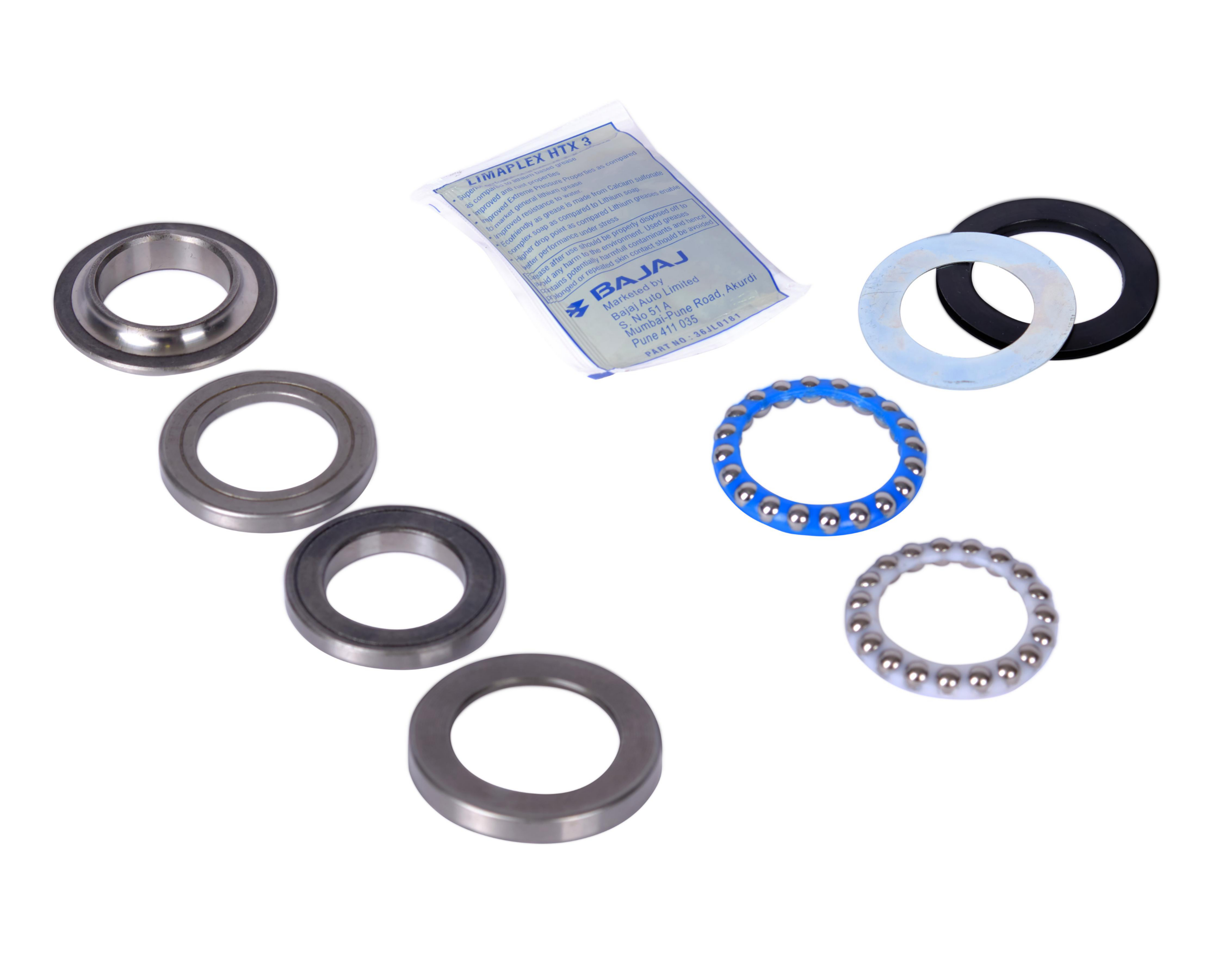 Kit de Refacciones de Dirección Bajaj NS 200 para Moto 8 Piezas