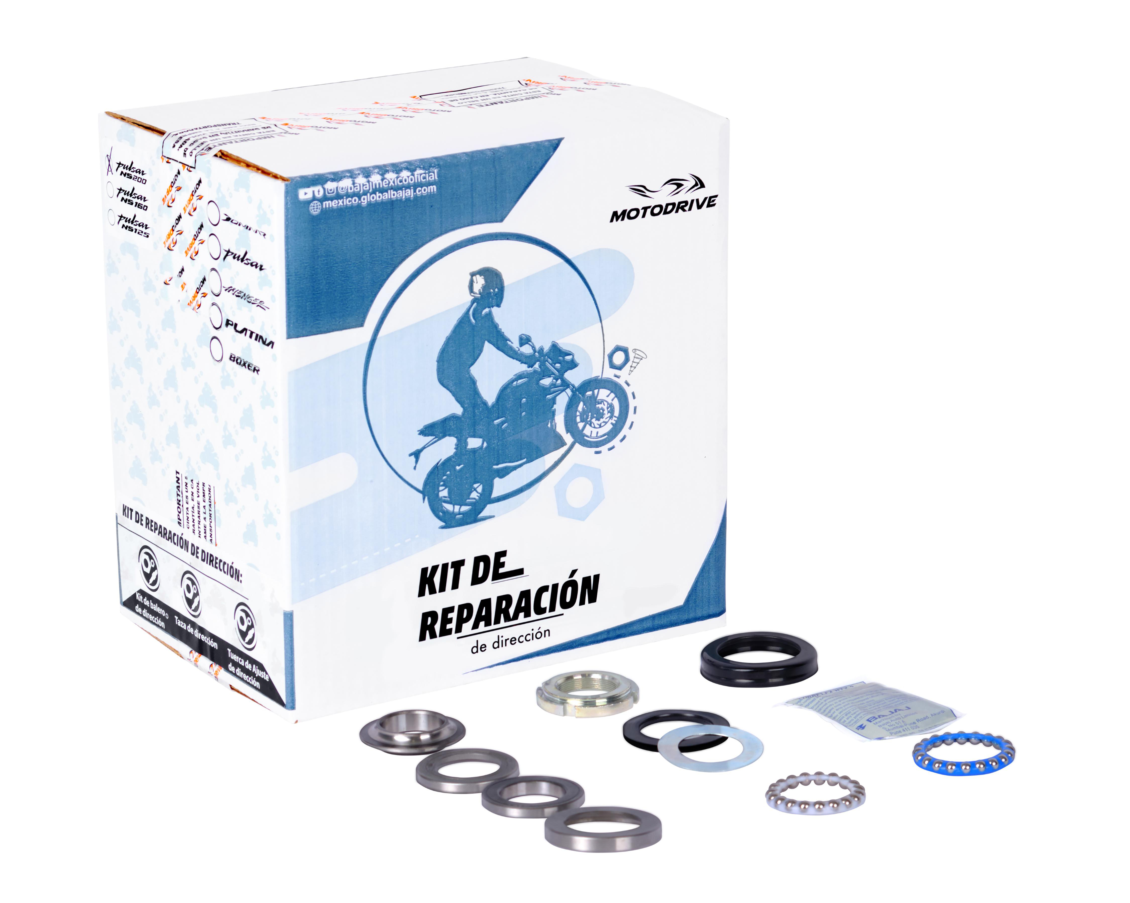 Foto 5 pulgar | Kit de Refacciones de Dirección Bajaj NS 200 para Moto 8 Piezas