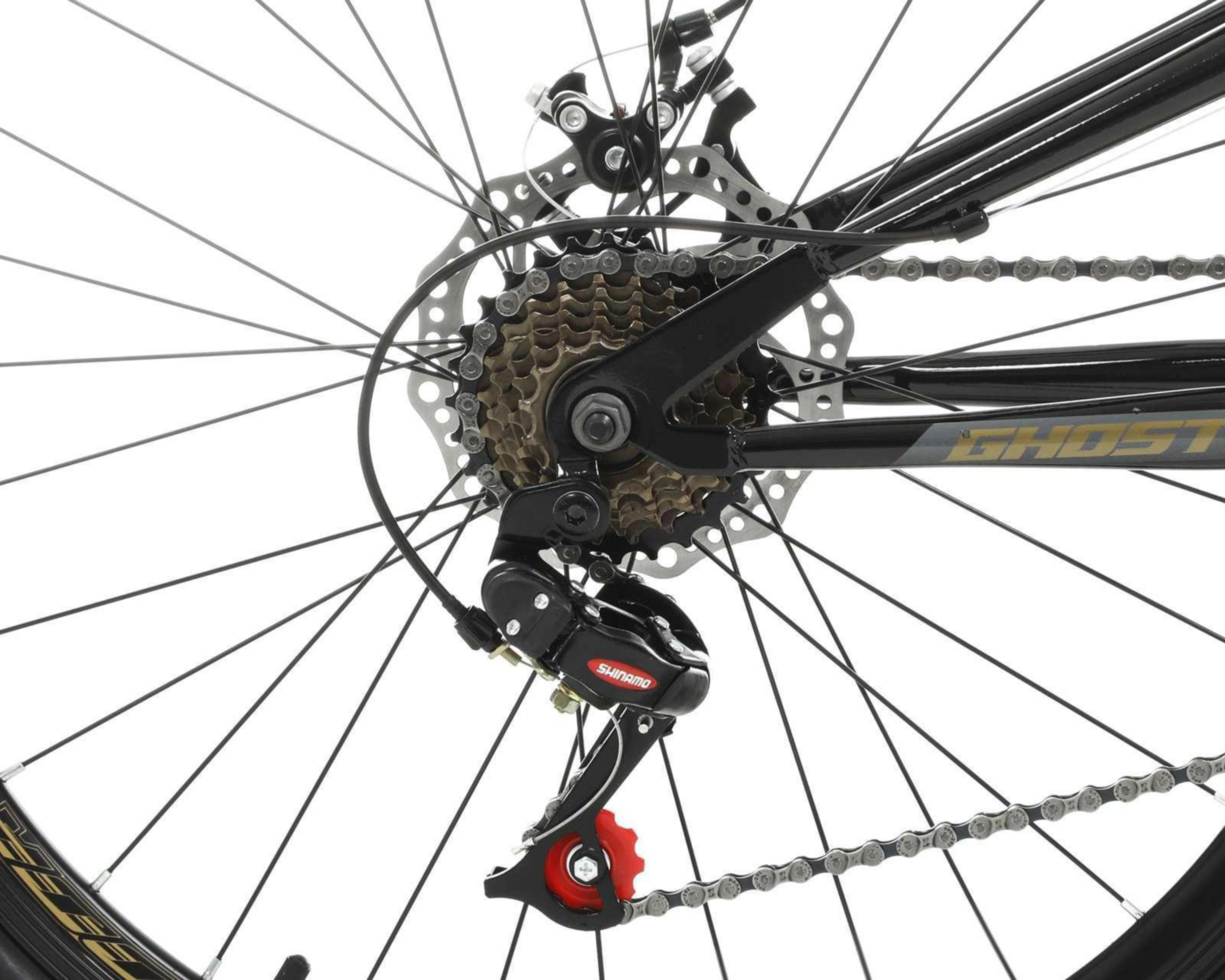 Foto 5 | Bicicleta de Montaña Ghost Revenge 26" Negra