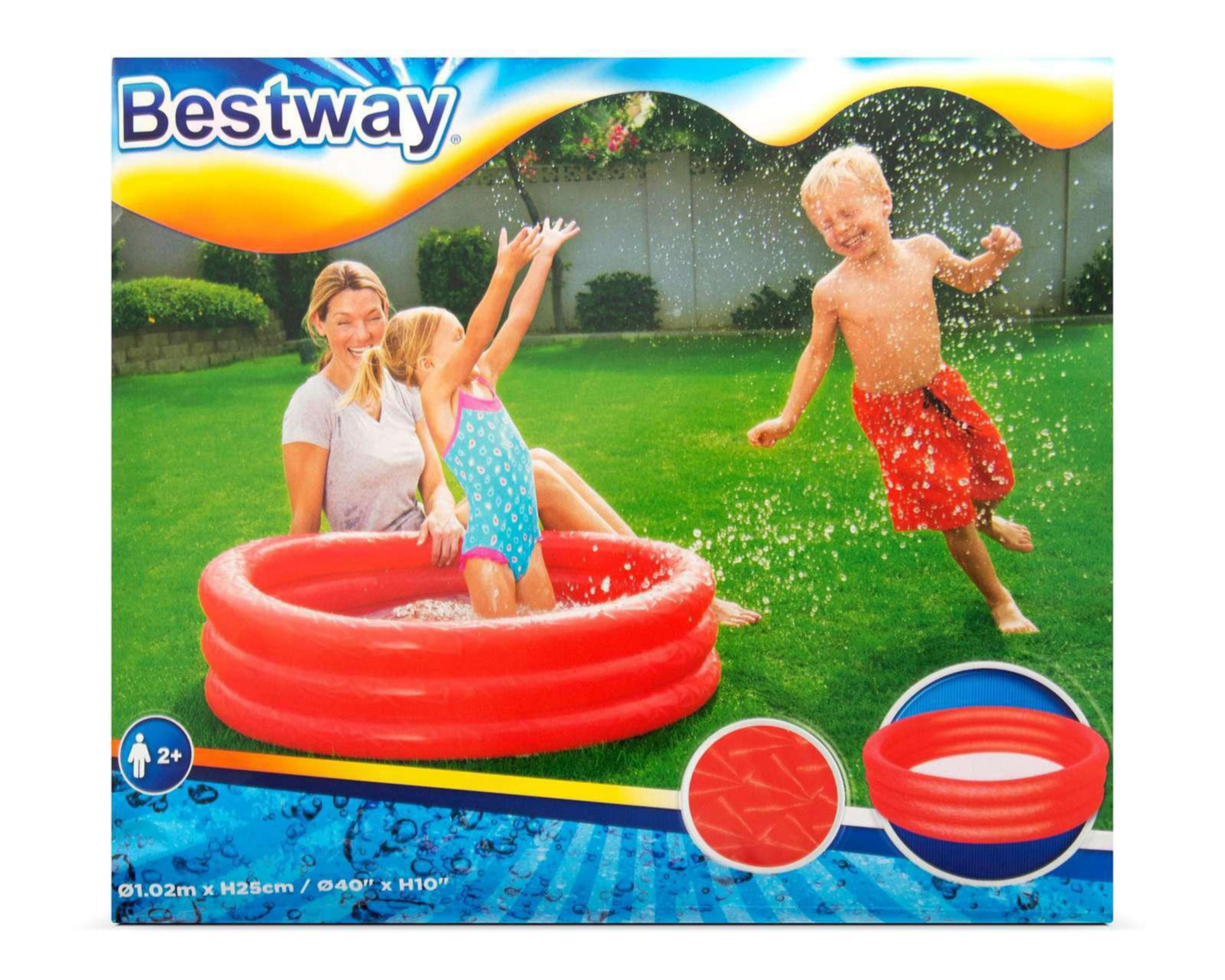 Foto 5 pulgar | Alberca Infantil Redonda Bestway 100 L 102 x 25 cm