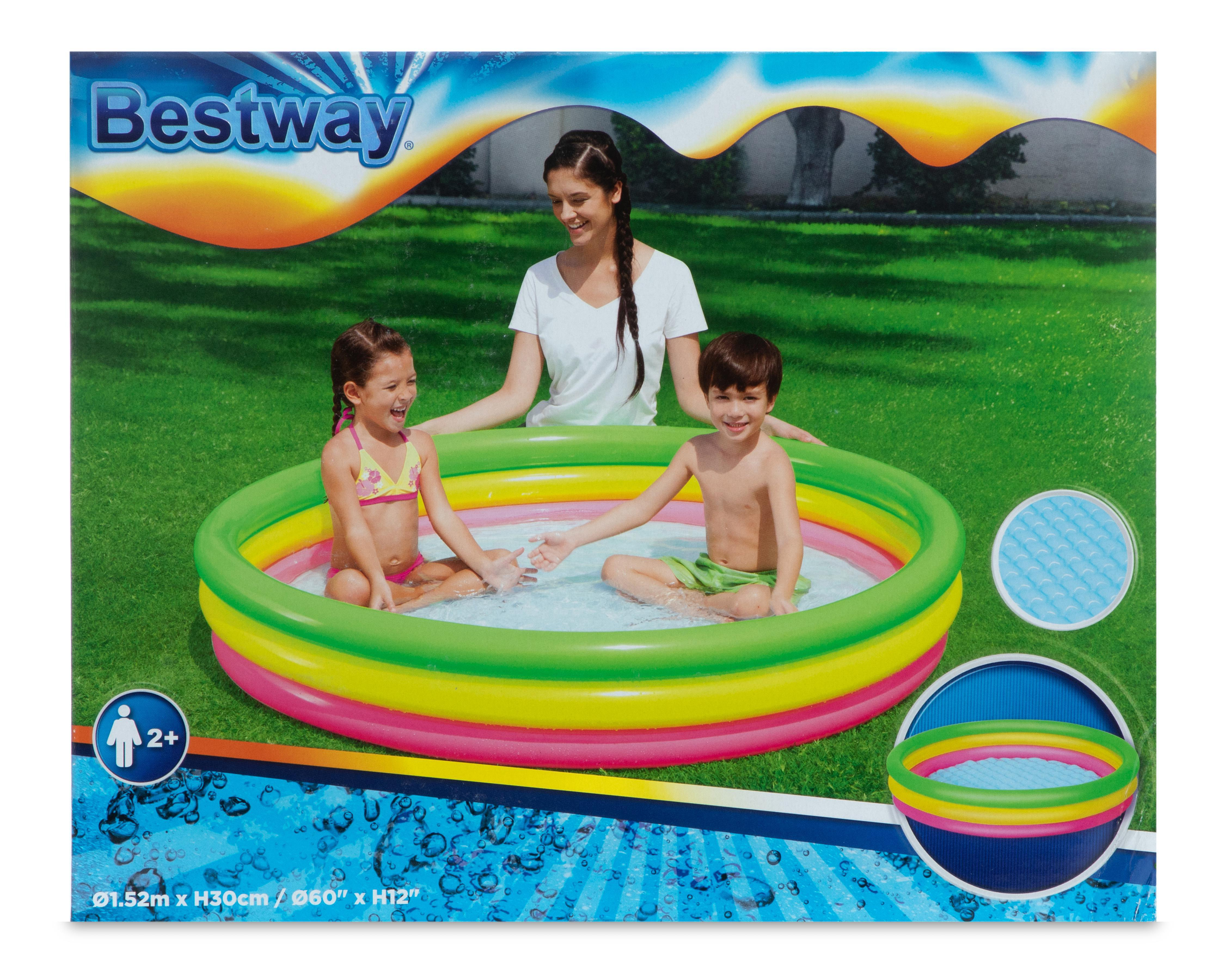 Foto 2 pulgar | Alberca Infantil Circular Bestway 180 L 152 x 30 cm