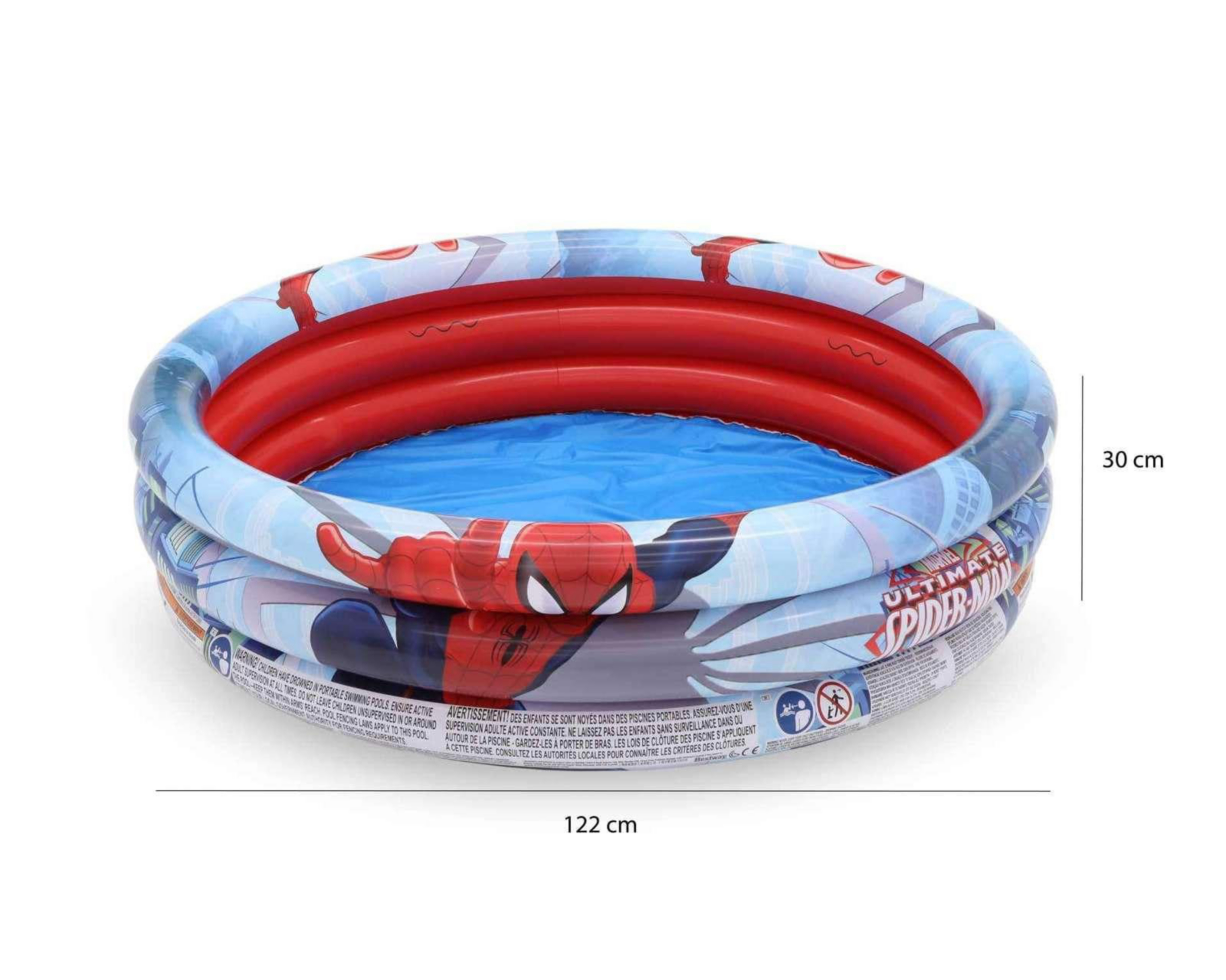 Foto 5 pulgar | Alberca Infantil Redonda Bestway Spider-Man 160 L 122 x 30 cm