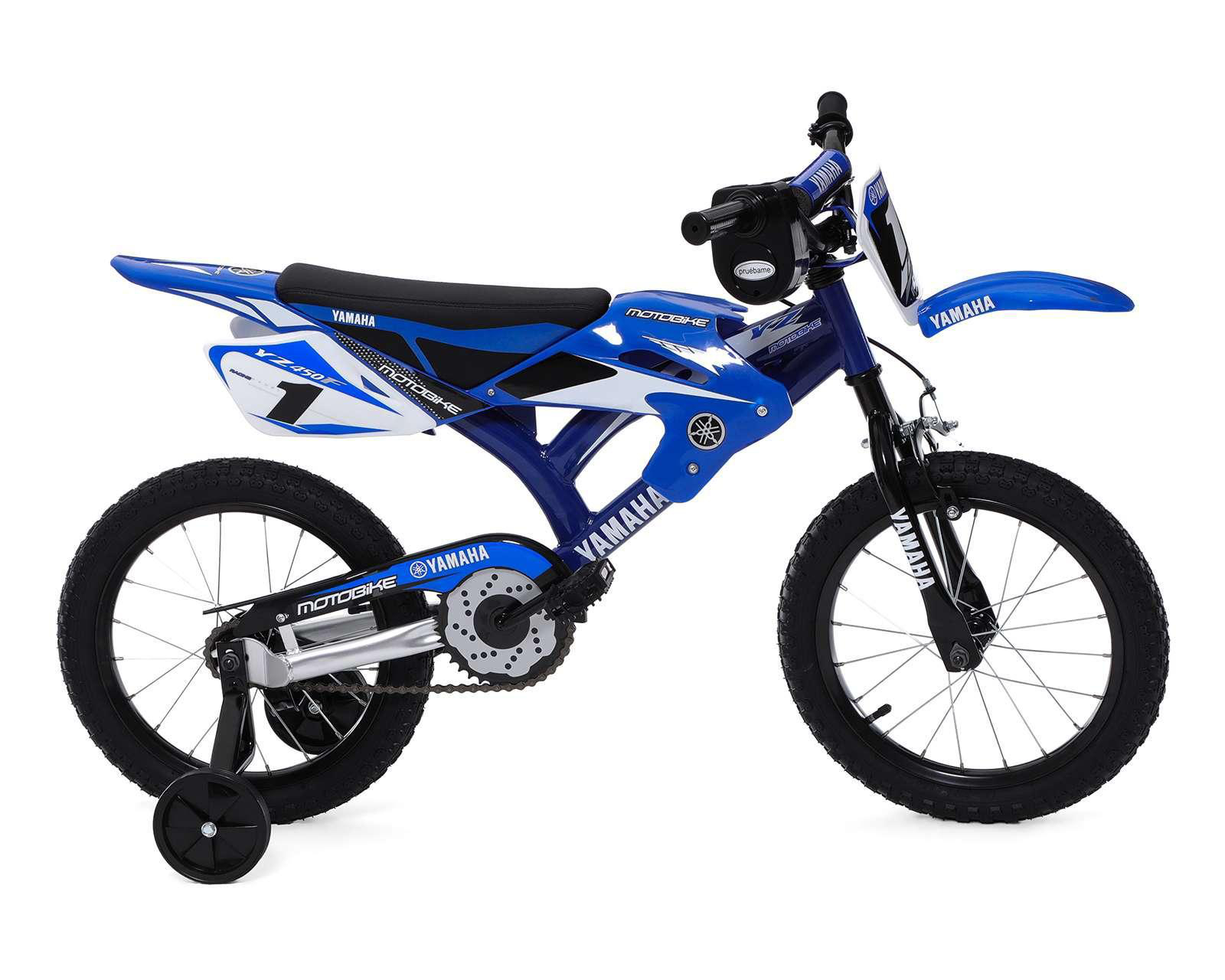 Foto 2 | Bicicleta Infantil Yamaha Motobike 16" Azul