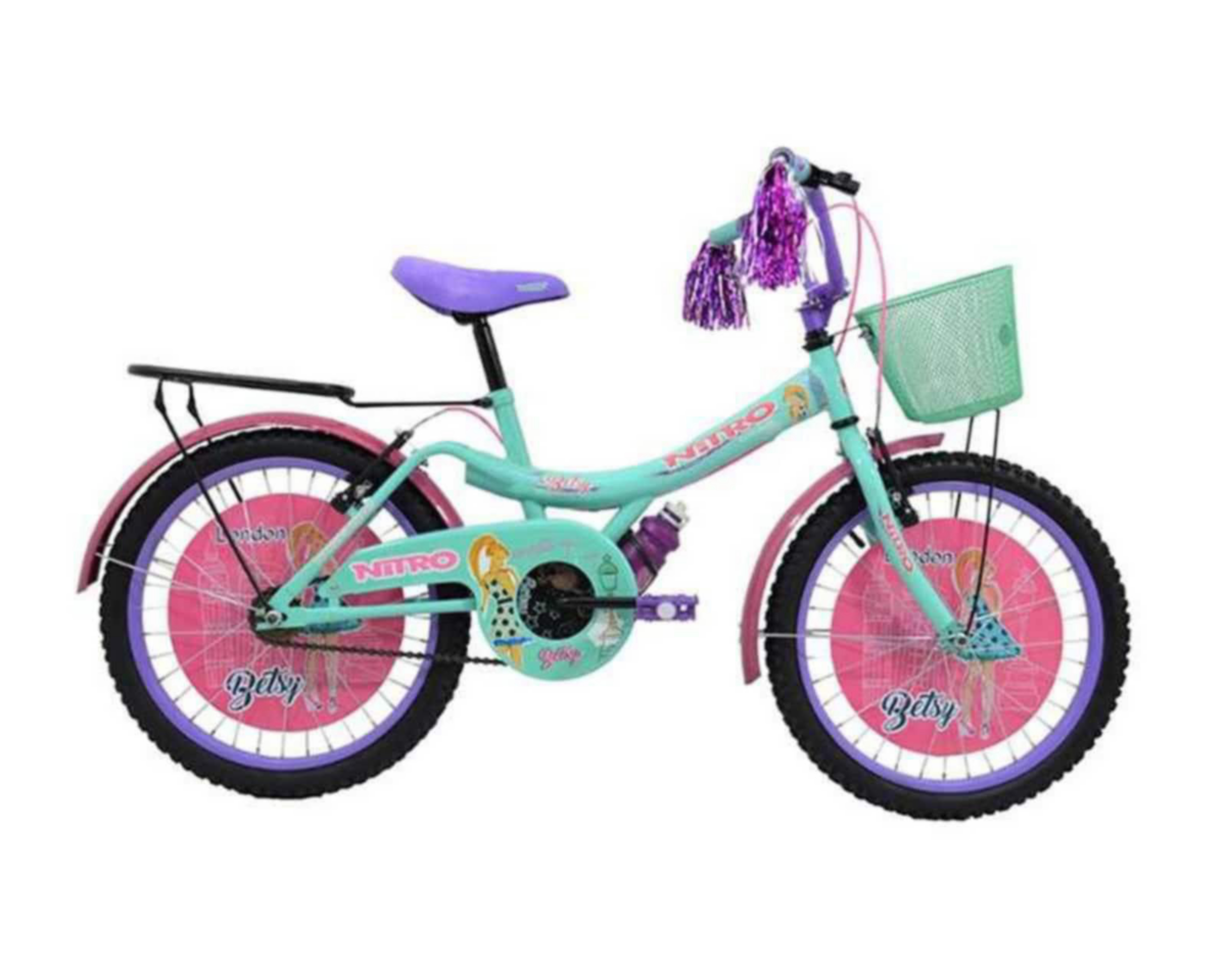 Bicicleta Infantil Betsy 20" color Verde