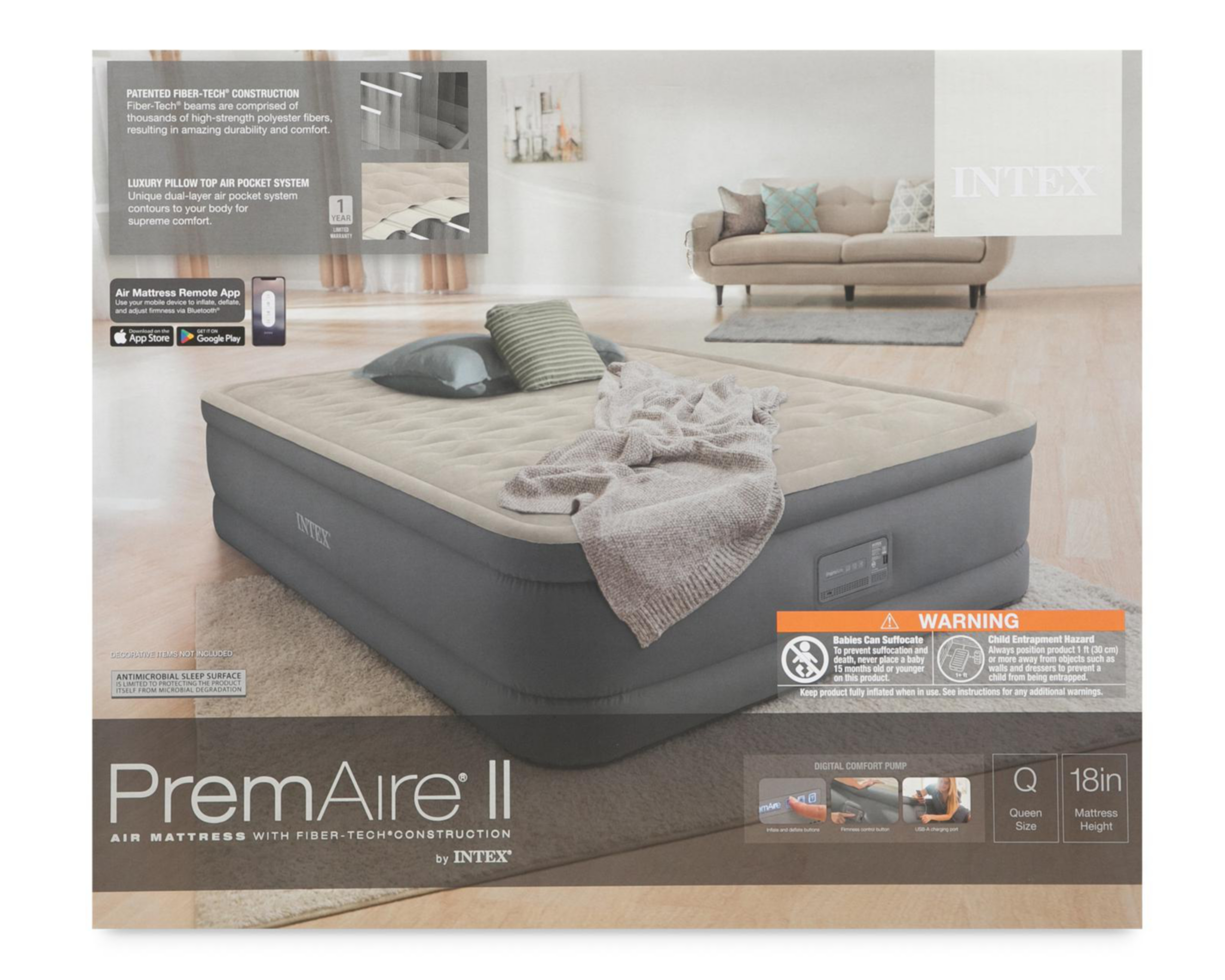 Colchón Inflable Intex Queen $3,099