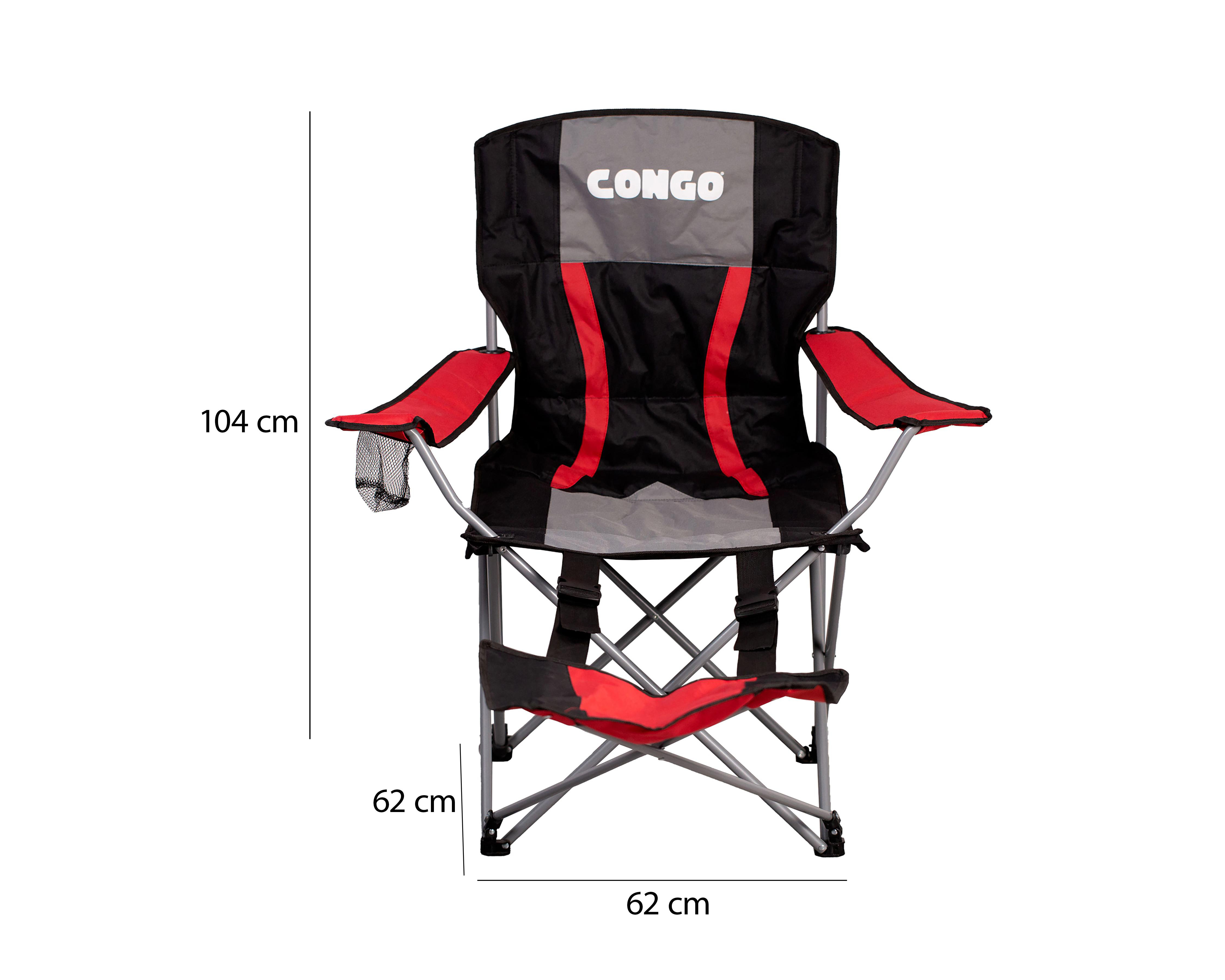 Foto 7 | Silla Congo Plegable Negra