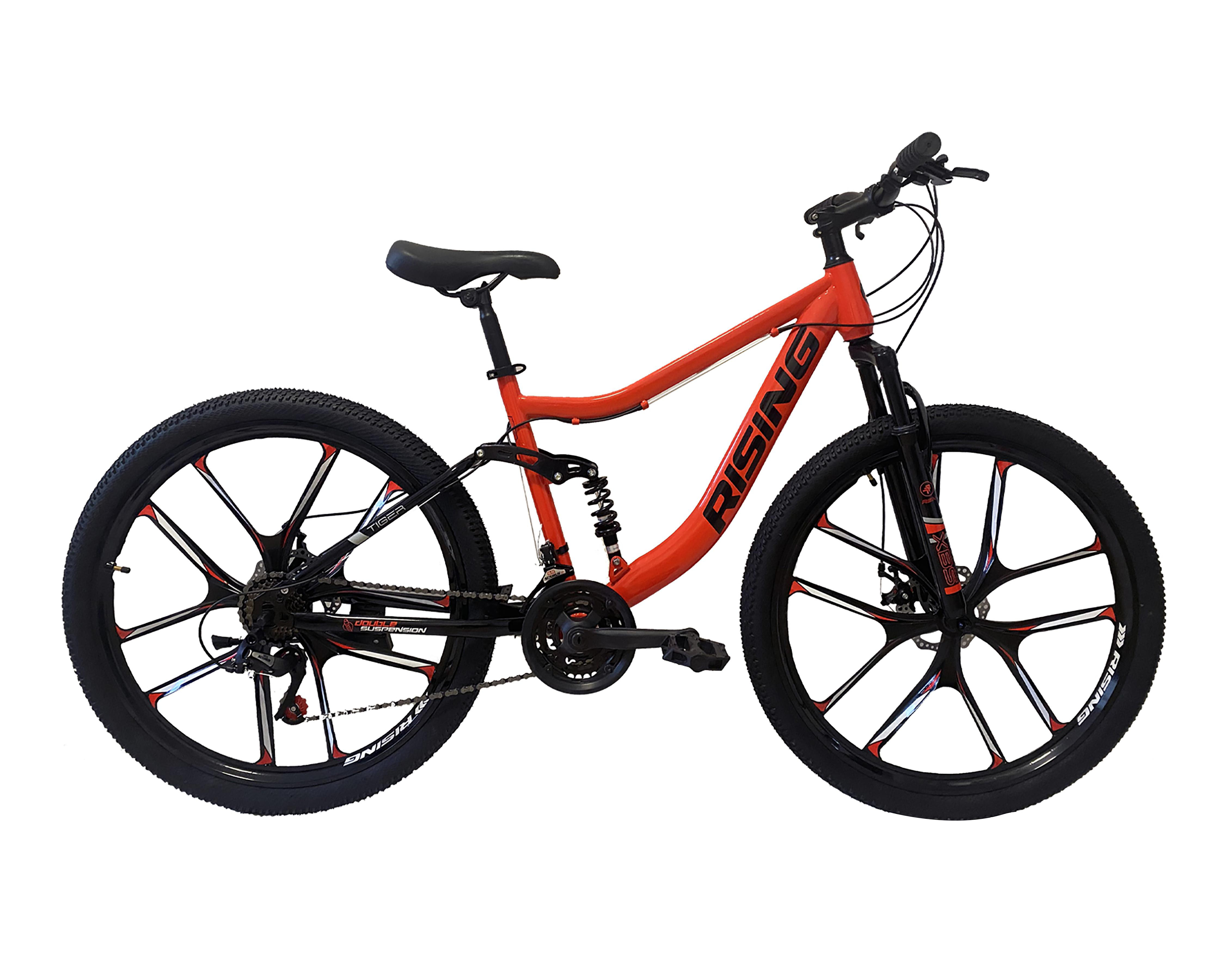 Bicicleta de Montaña Rising Bike Tiger Rodada 27.5 Rojo