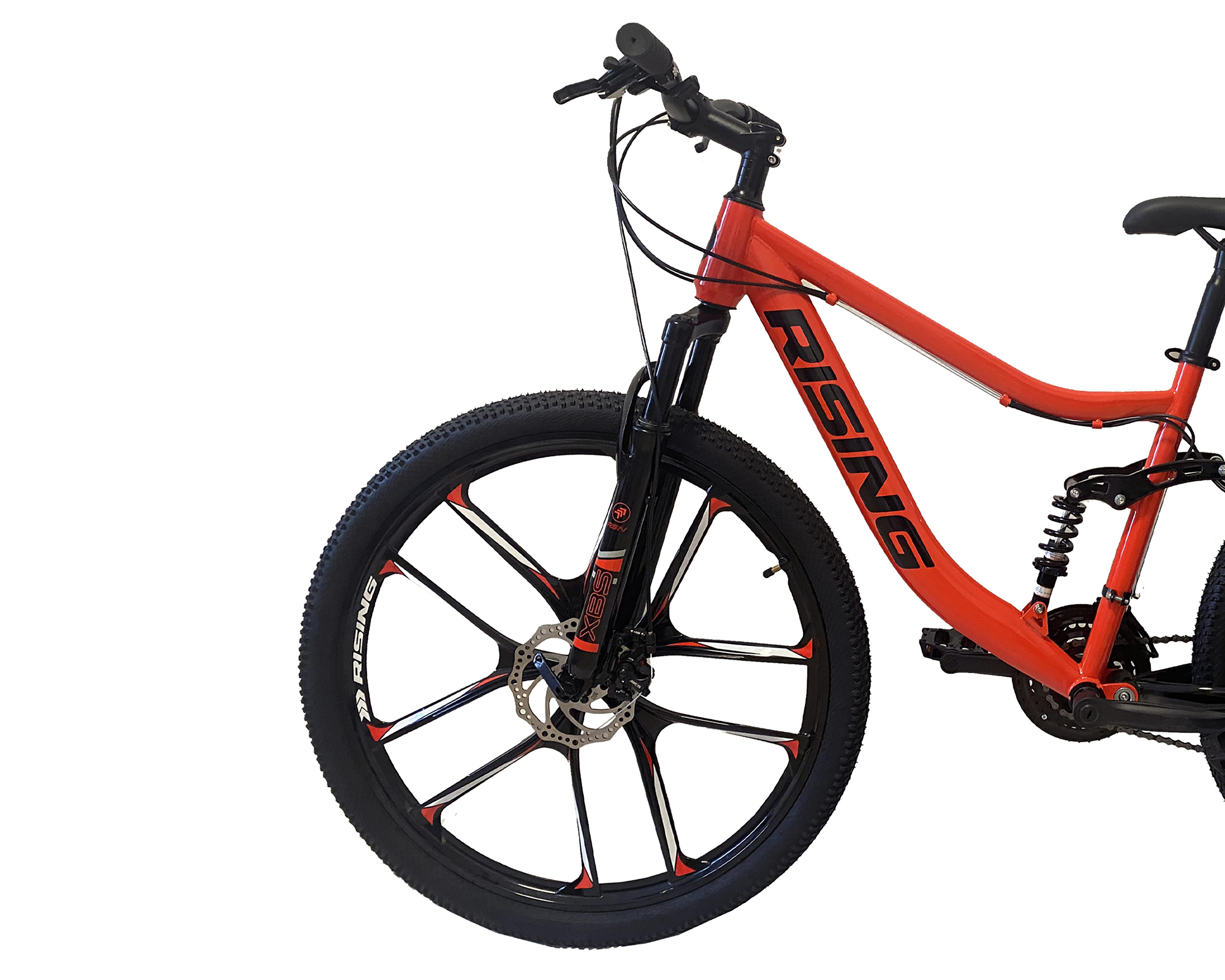 Foto 4 | Bicicleta de Montaña Rising Bike Tiger Rodada 27.5 Rojo