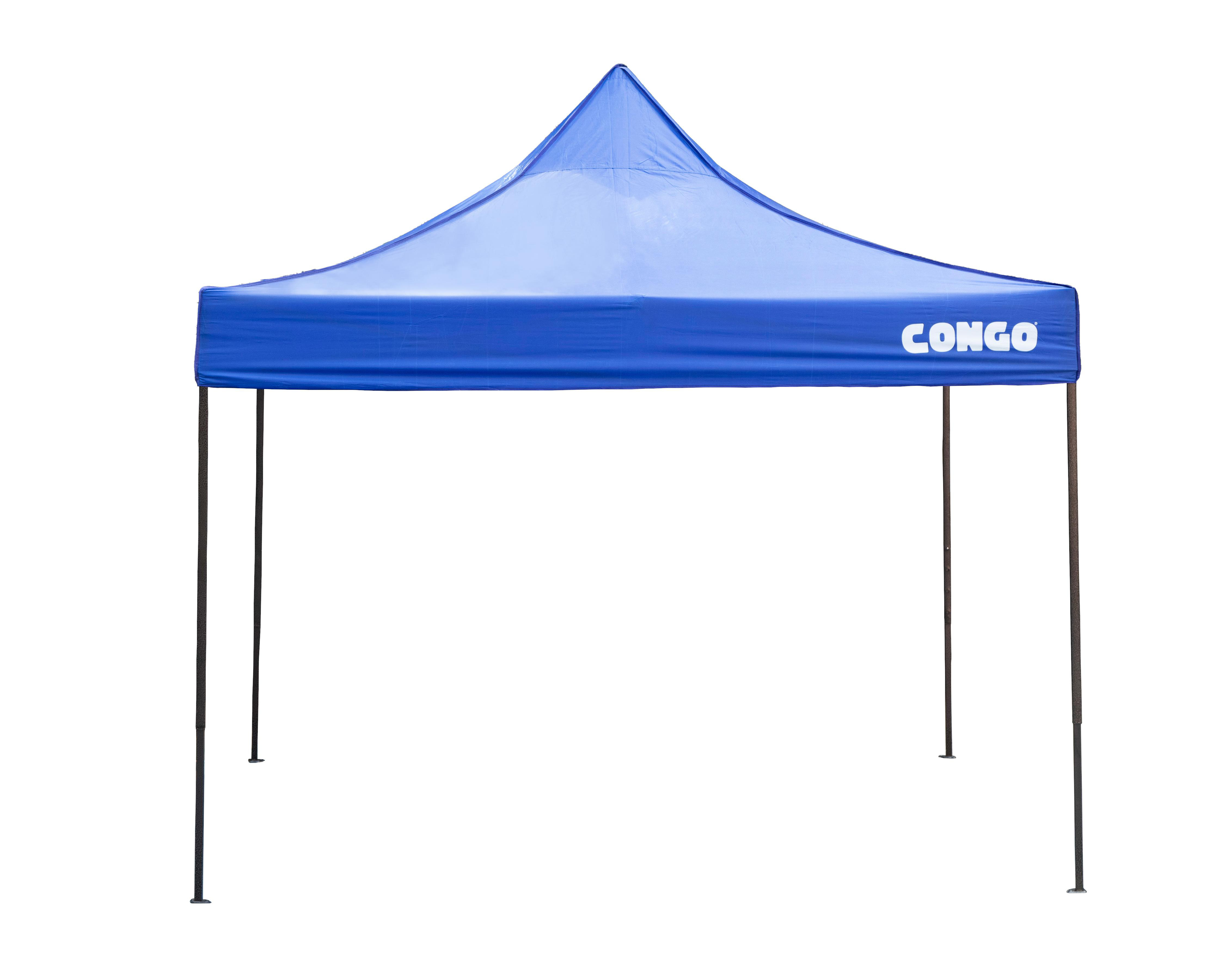 Toldo 3 x 1.3 m Altura Ajustable Azul