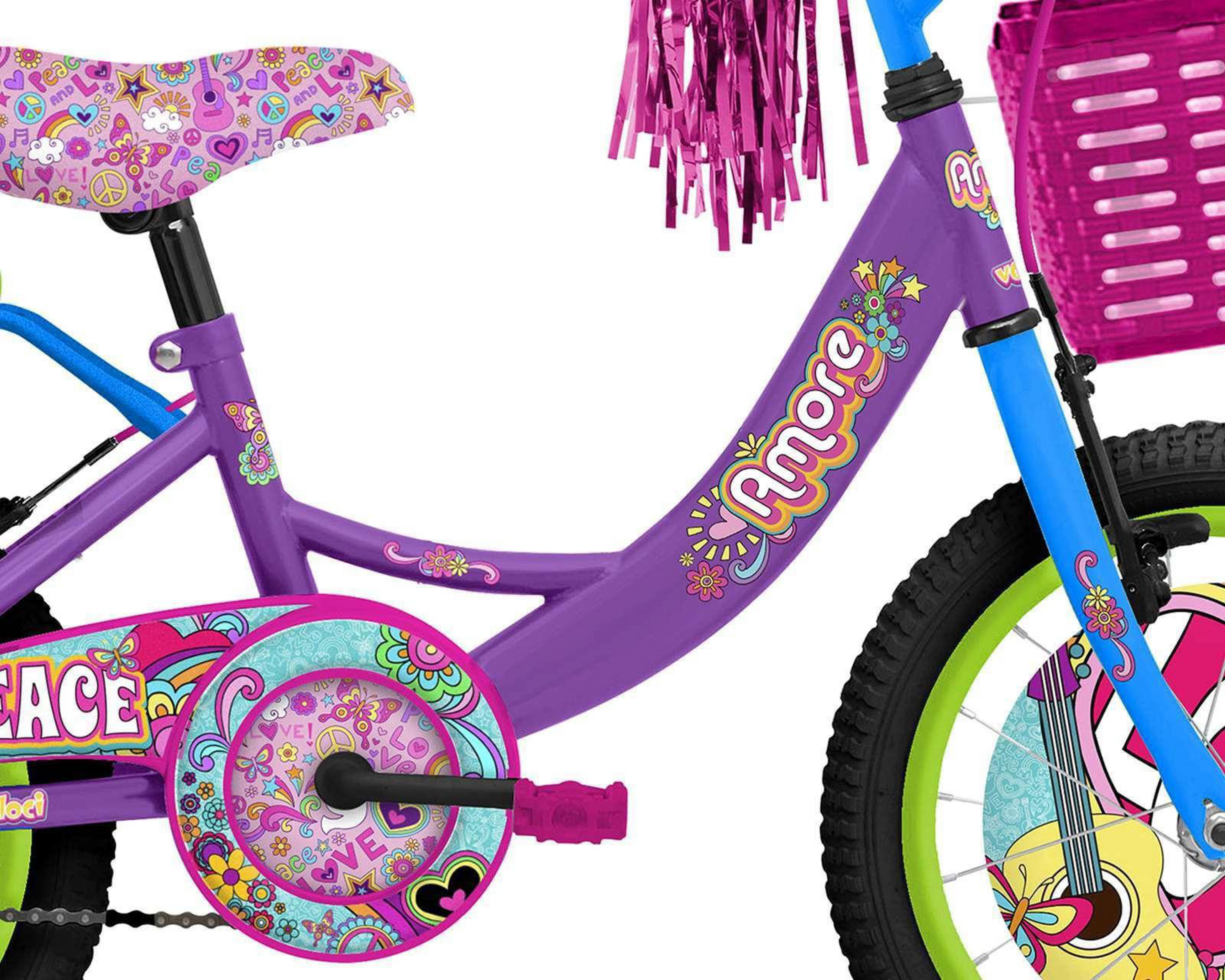Foto 3 pulgar | Bicicleta Infantil Amore Mio 12" Morado