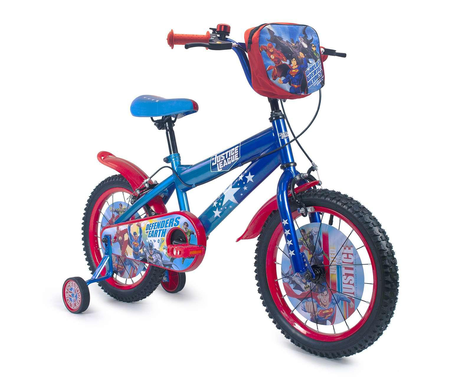 Foto 2 pulgar | Bicicleta Infantil DC Comics Justice League 16" Azul