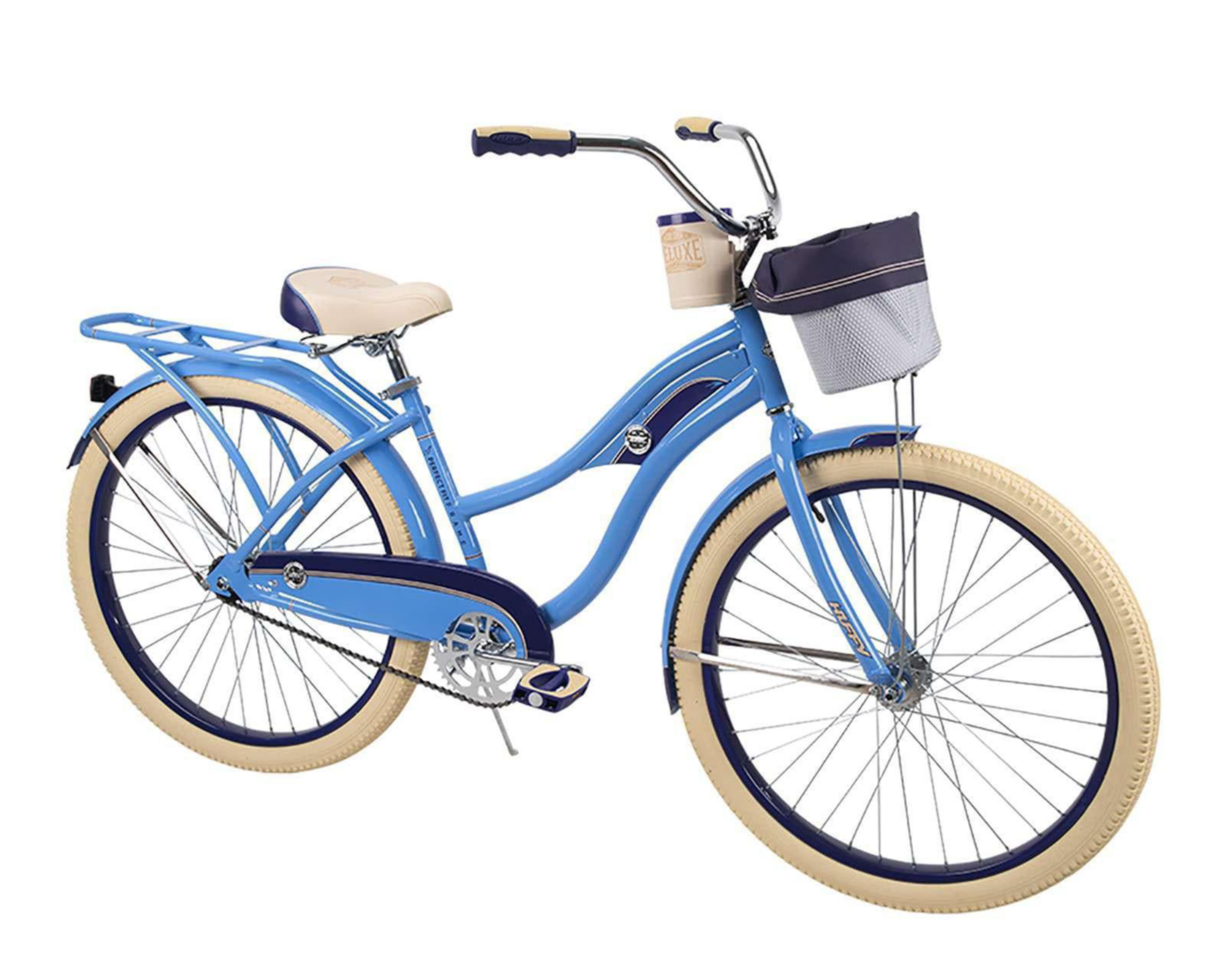 Bicicleta Urbana Huffy Deluxe 26" Azul