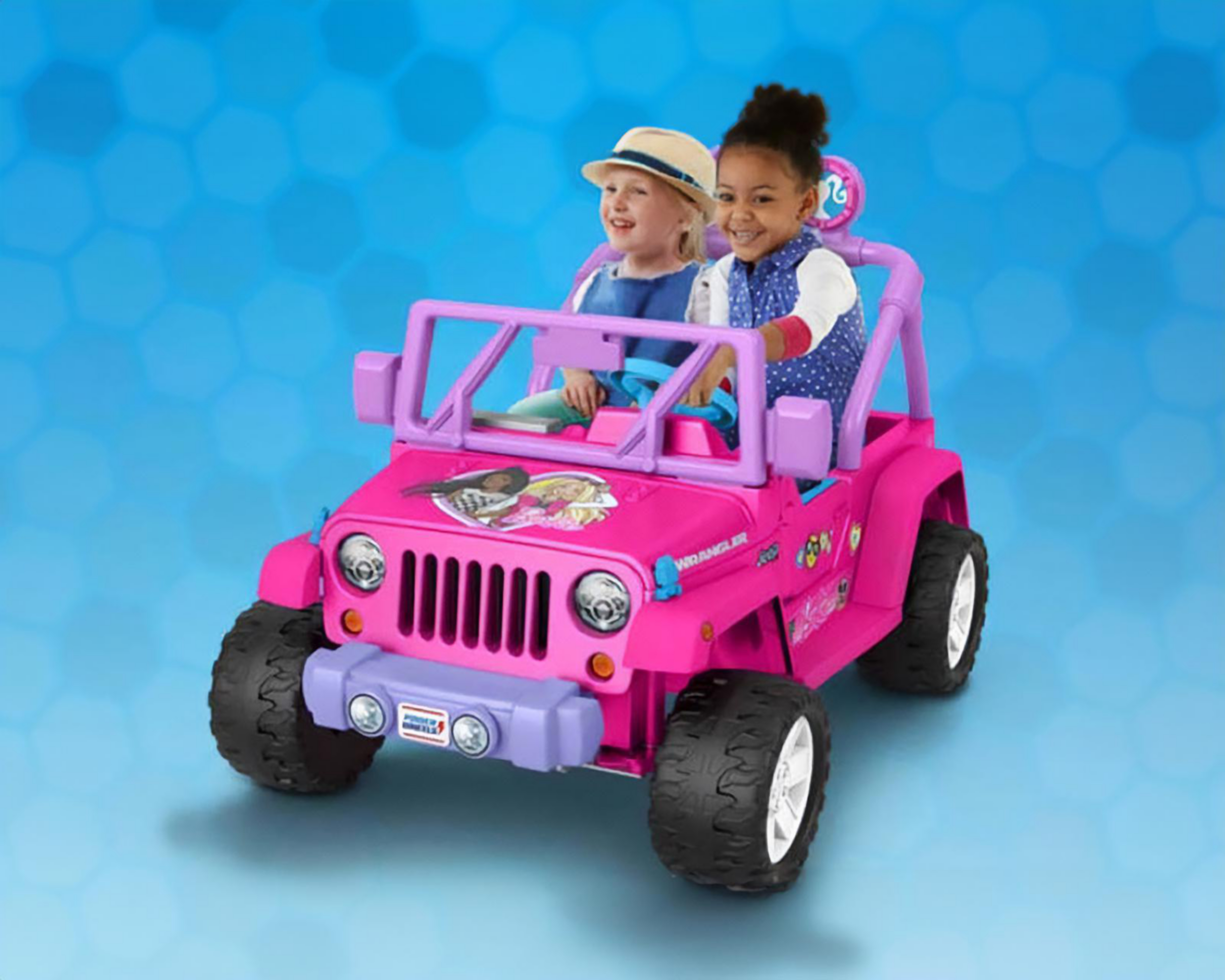 Foto 4 pulgar | Montable Eléctrico Power Wheels Barbie Rosa