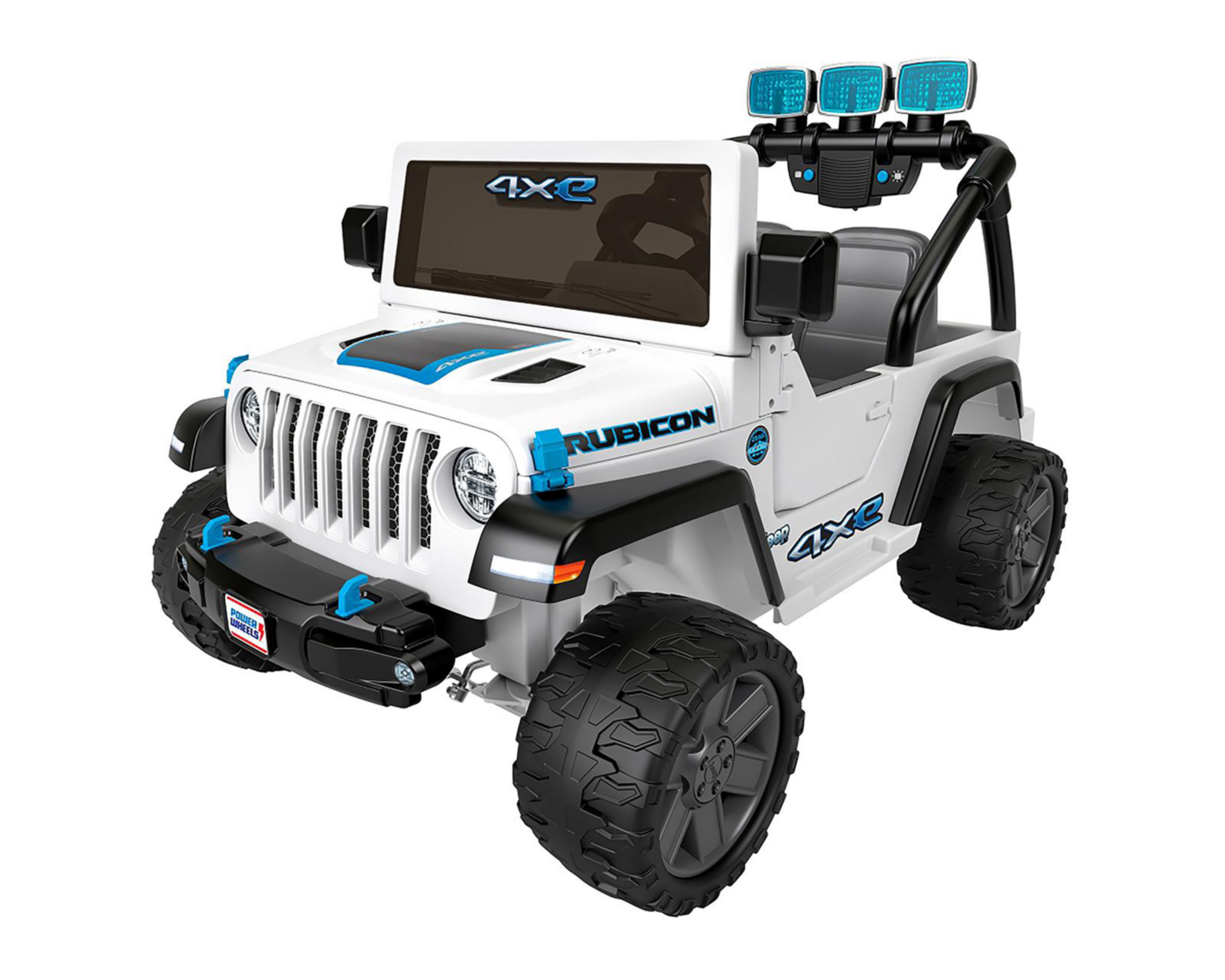 Montable Eléctrico Powerwheel Jeep Blanco