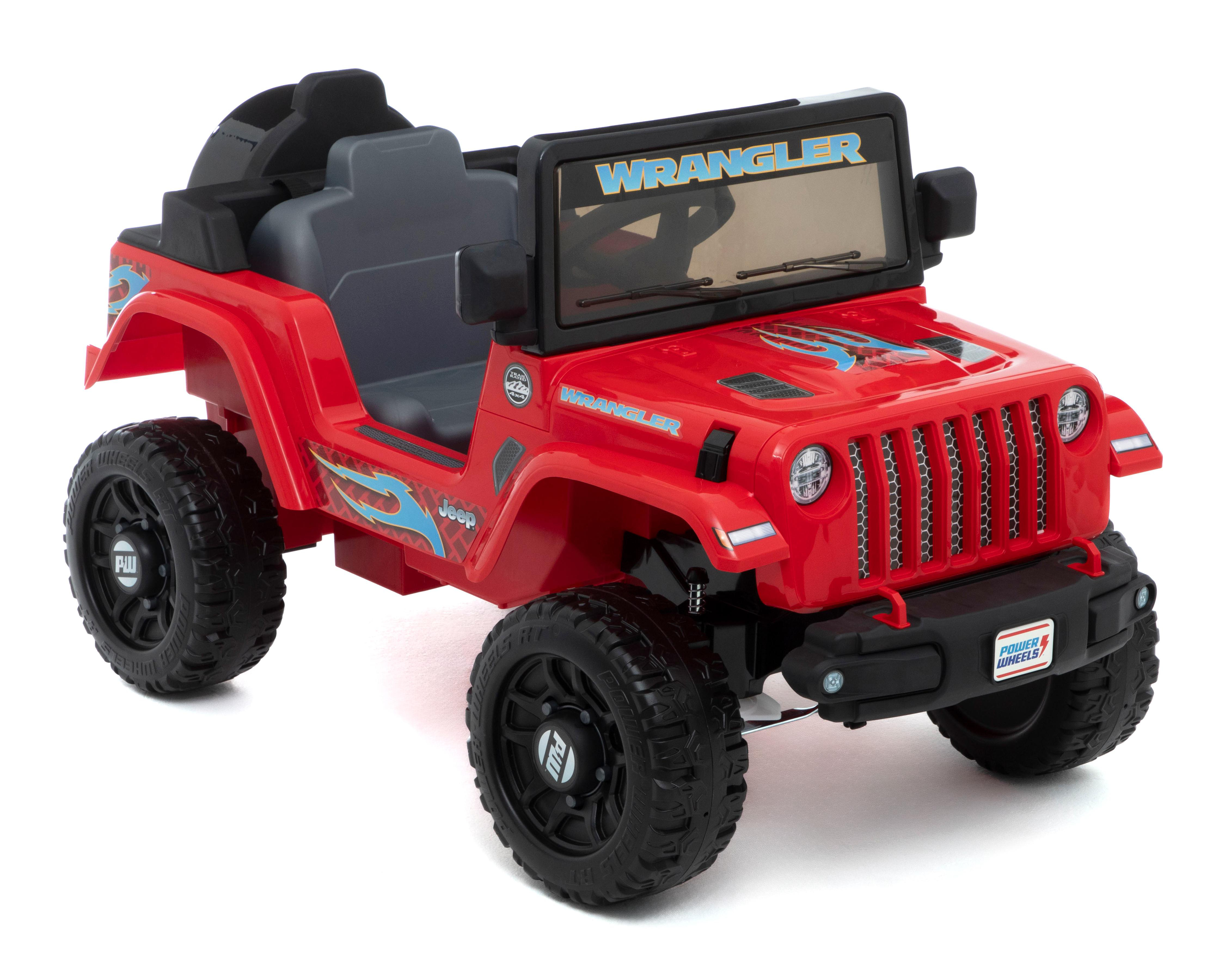 Montable Eléctrico Powerwheel Jeep Rojo