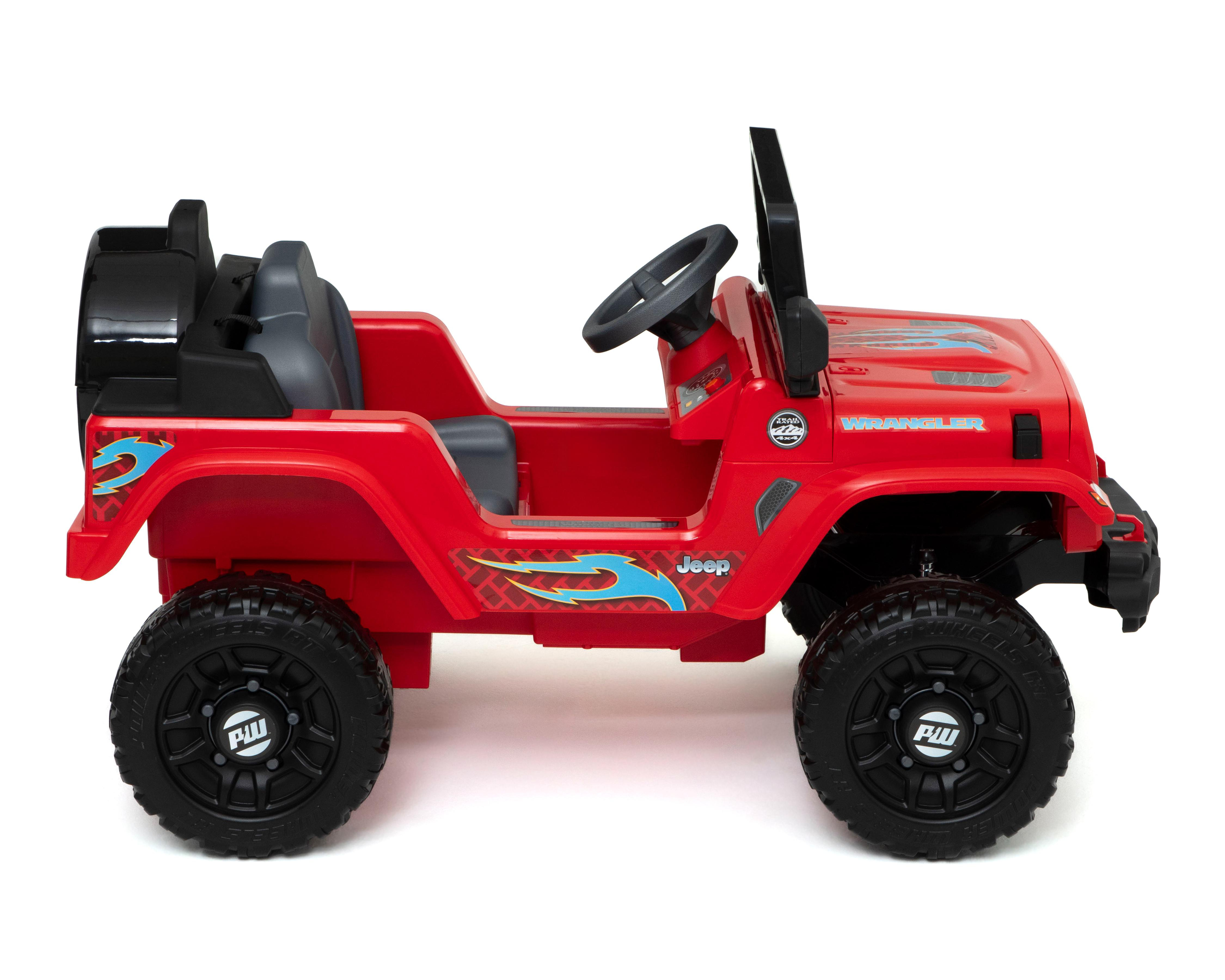 Foto 5 pulgar | Montable Eléctrico Powerwheel Jeep Rojo