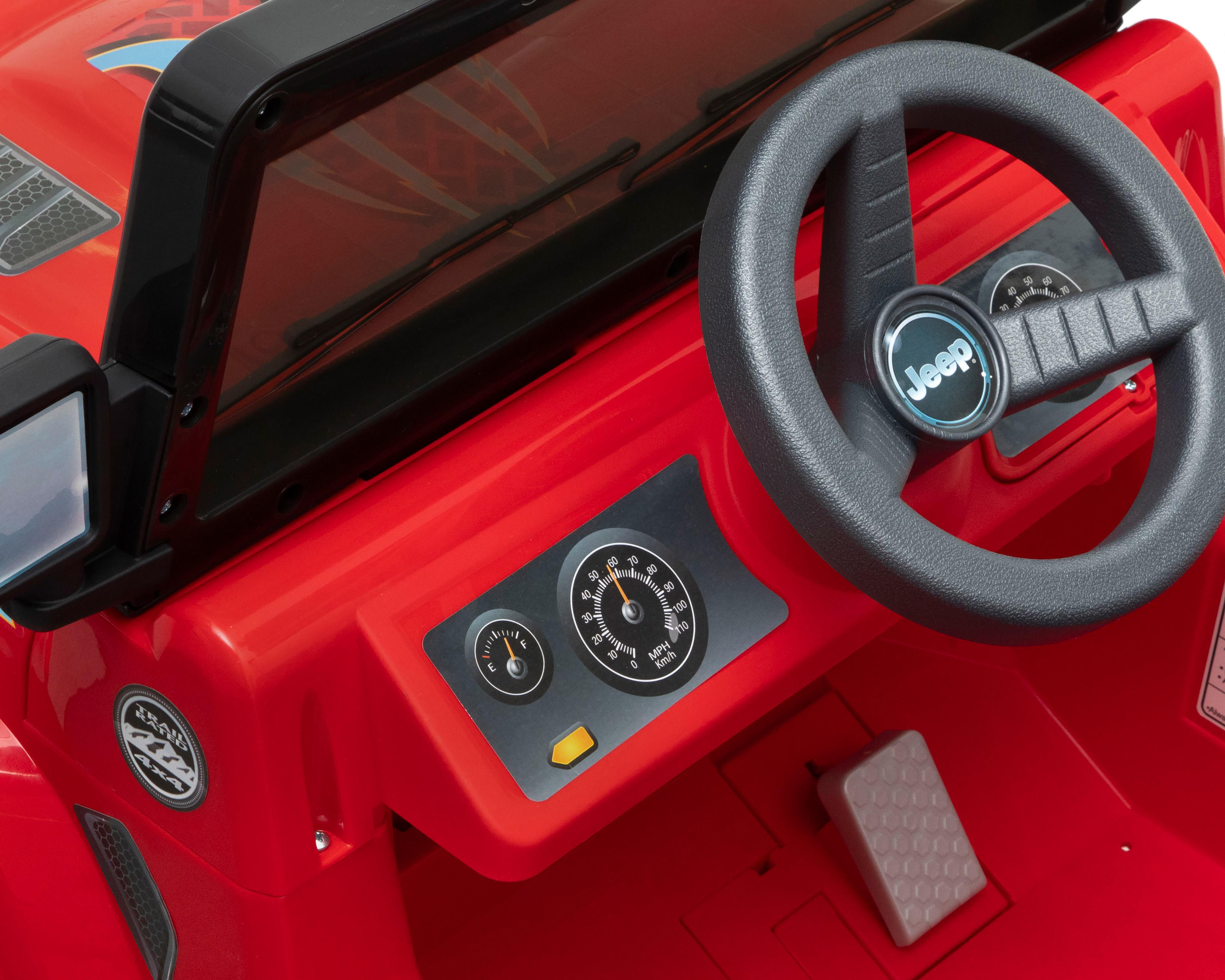 Foto 6 | Montable Eléctrico Powerwheel Jeep Rojo