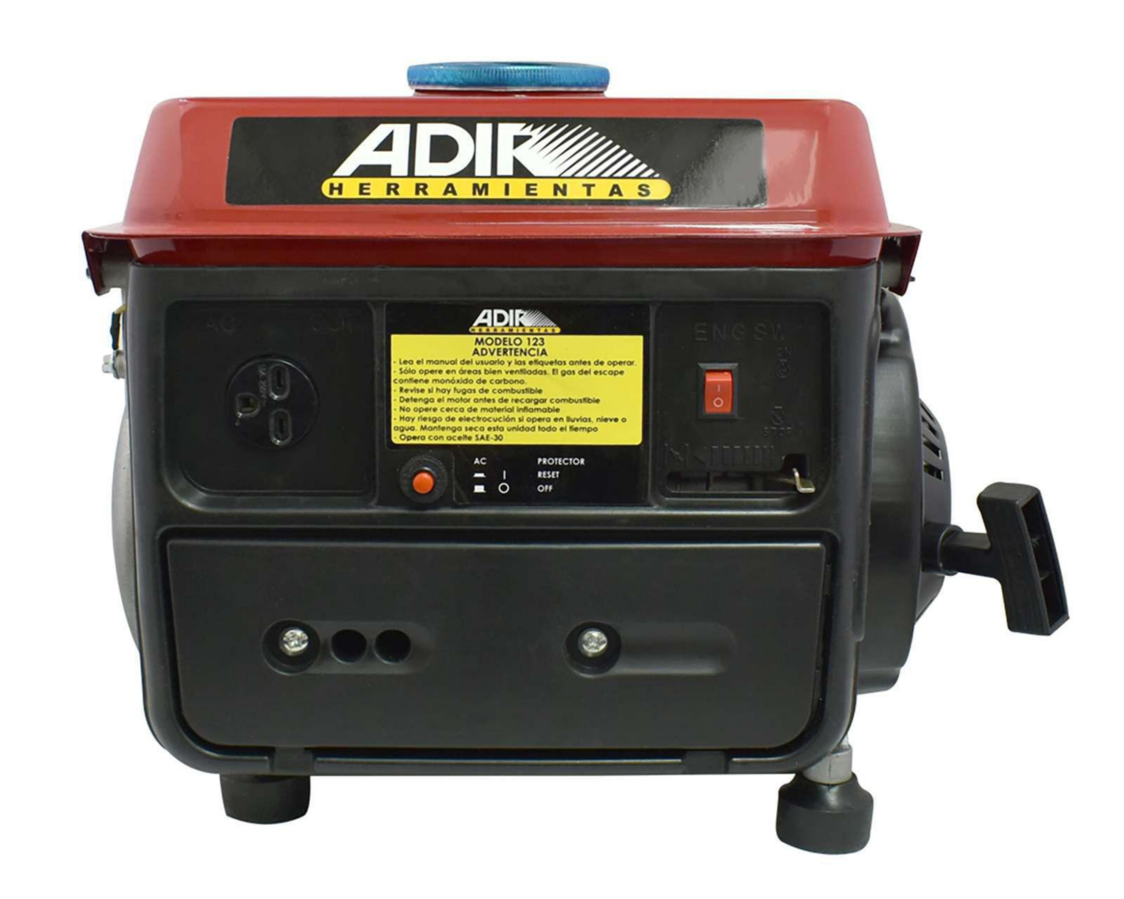 Generador de Energía a Gasolina Adir 123 900 W