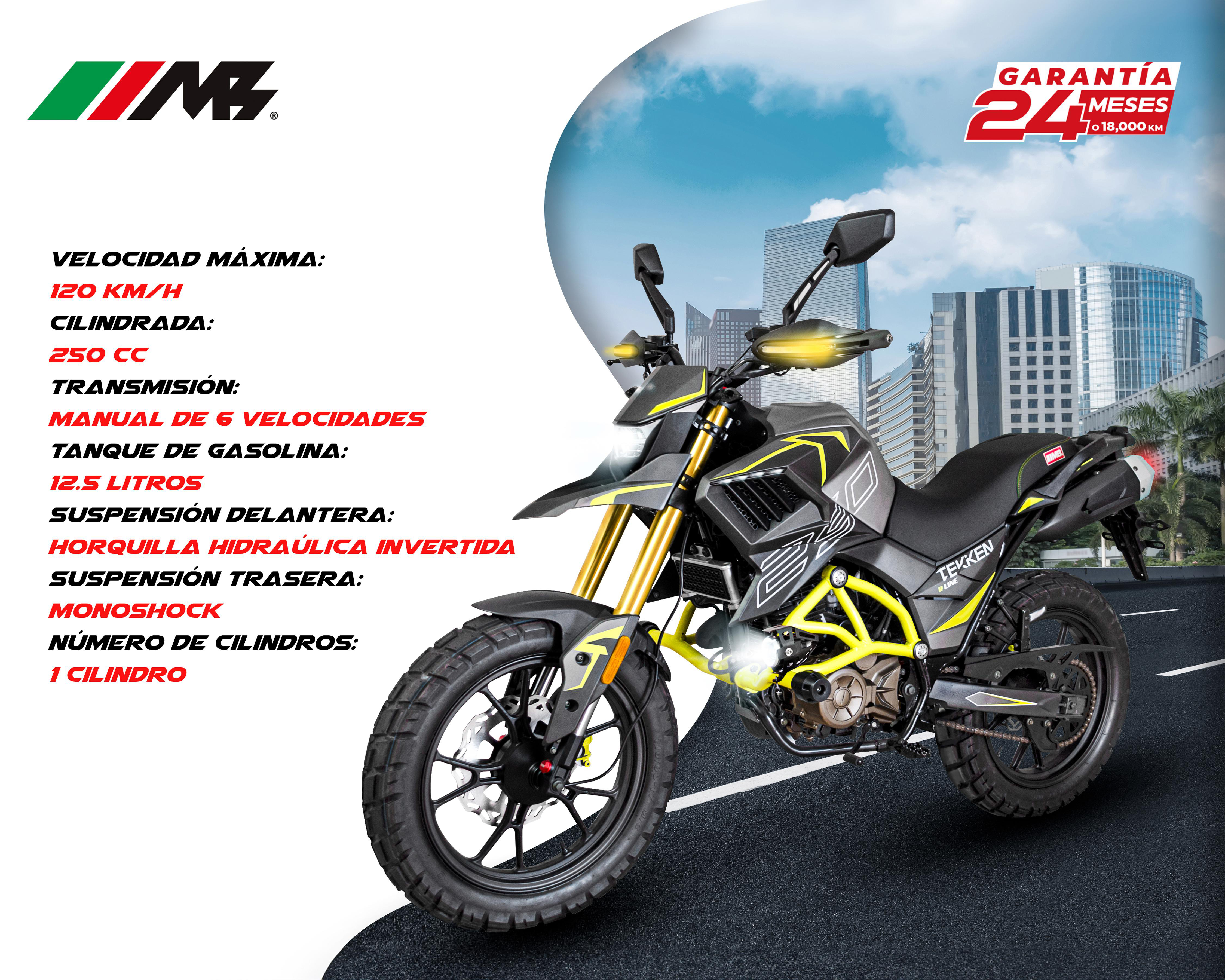 Foto 5 | Motocicleta MB Motos Tekken 250 cc 2024