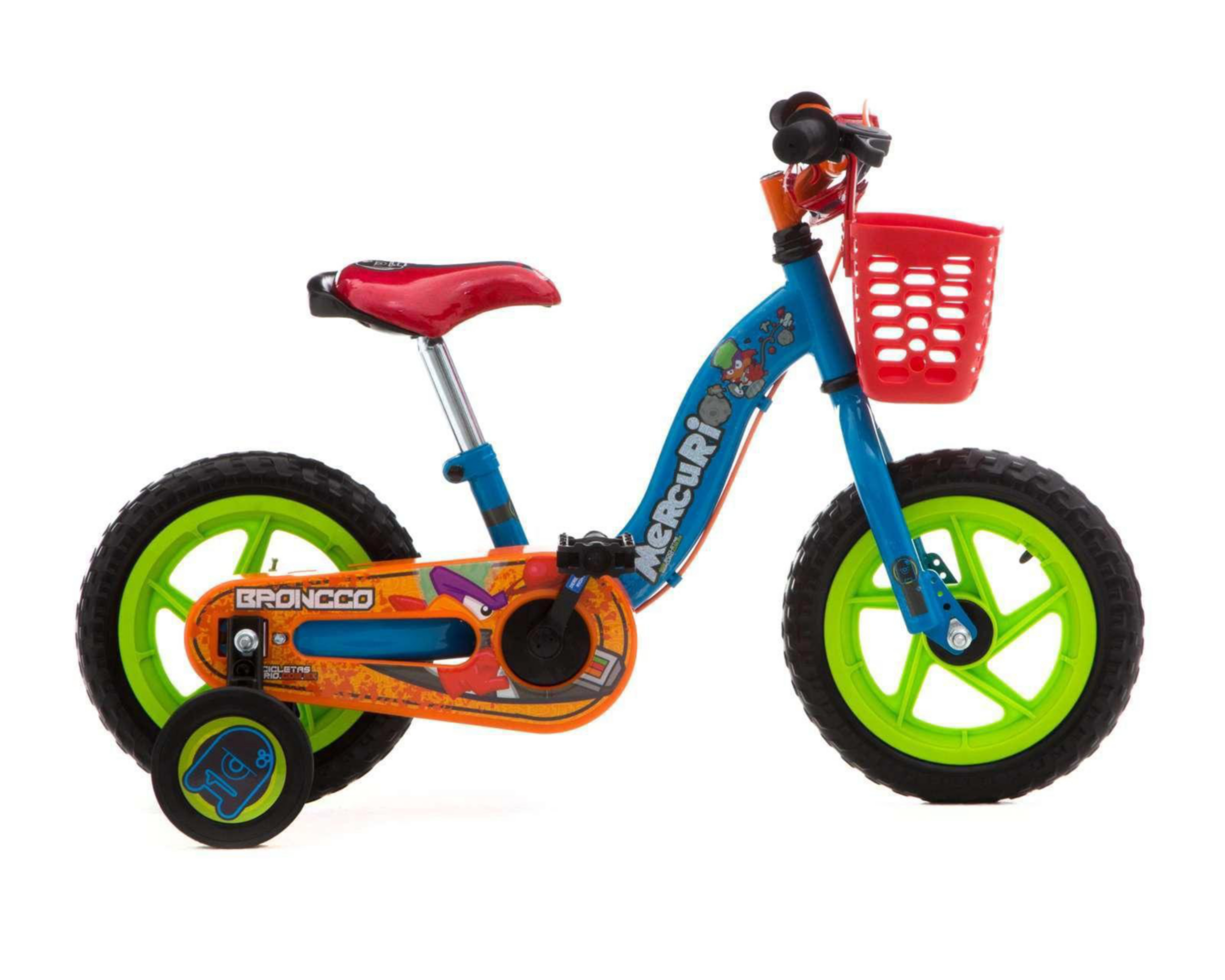 Foto 3 pulgar | Bicicleta Infantil Mercurio Broncco 12" Azul