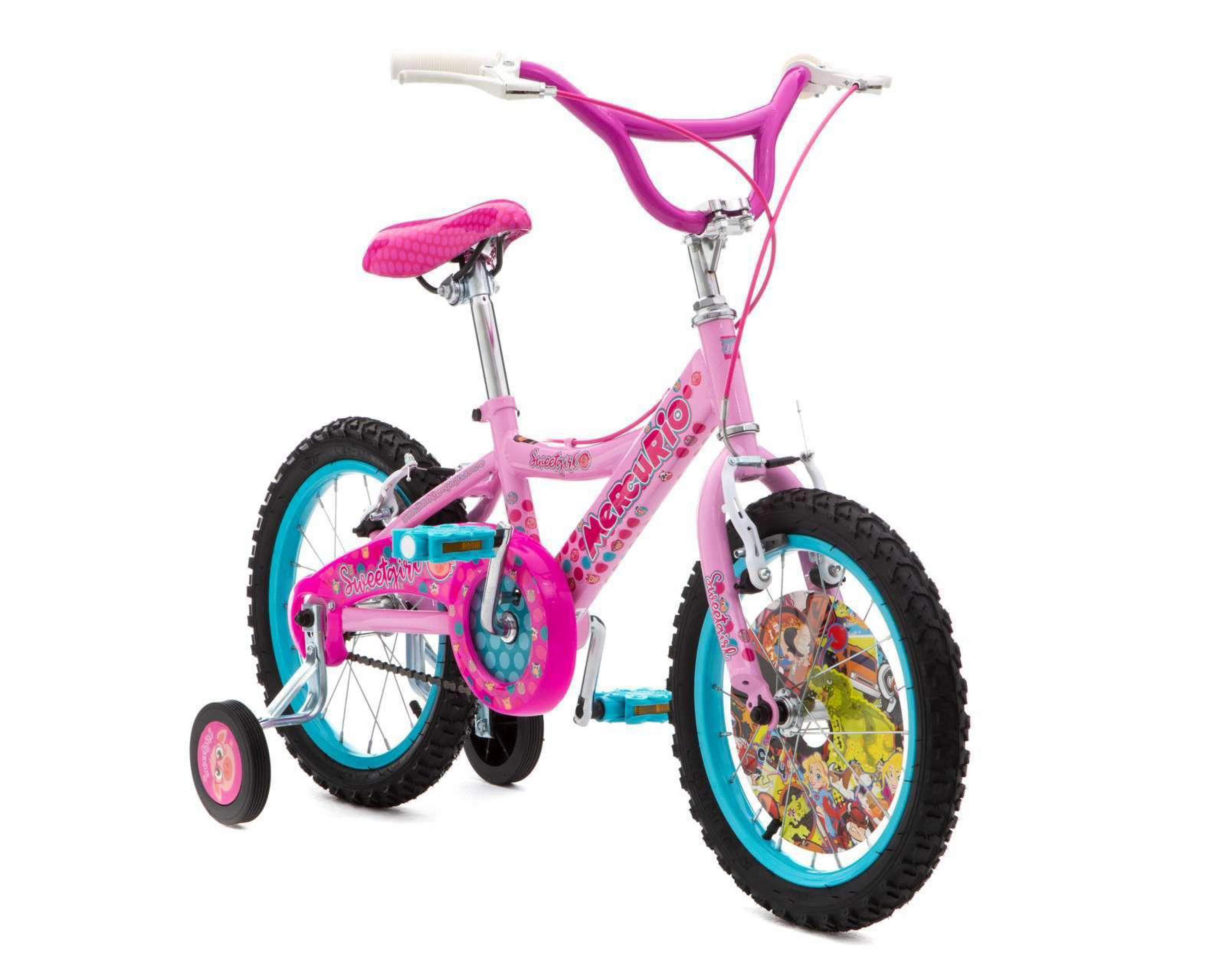 Bicicleta Infantil Sweet Girl de 16" color Rosa