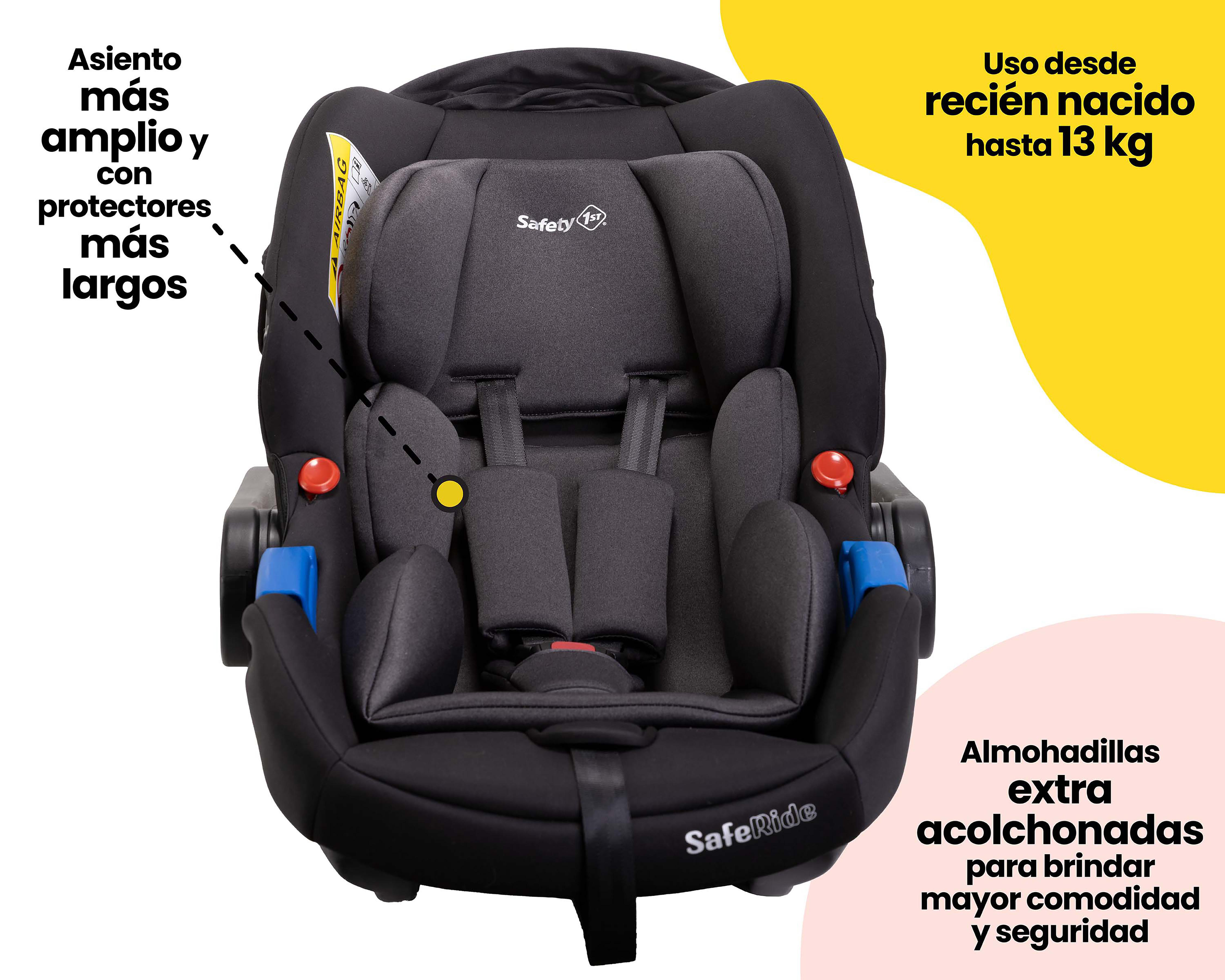 Foto 3 | Autoasiento Safety 1ST Safe Ride