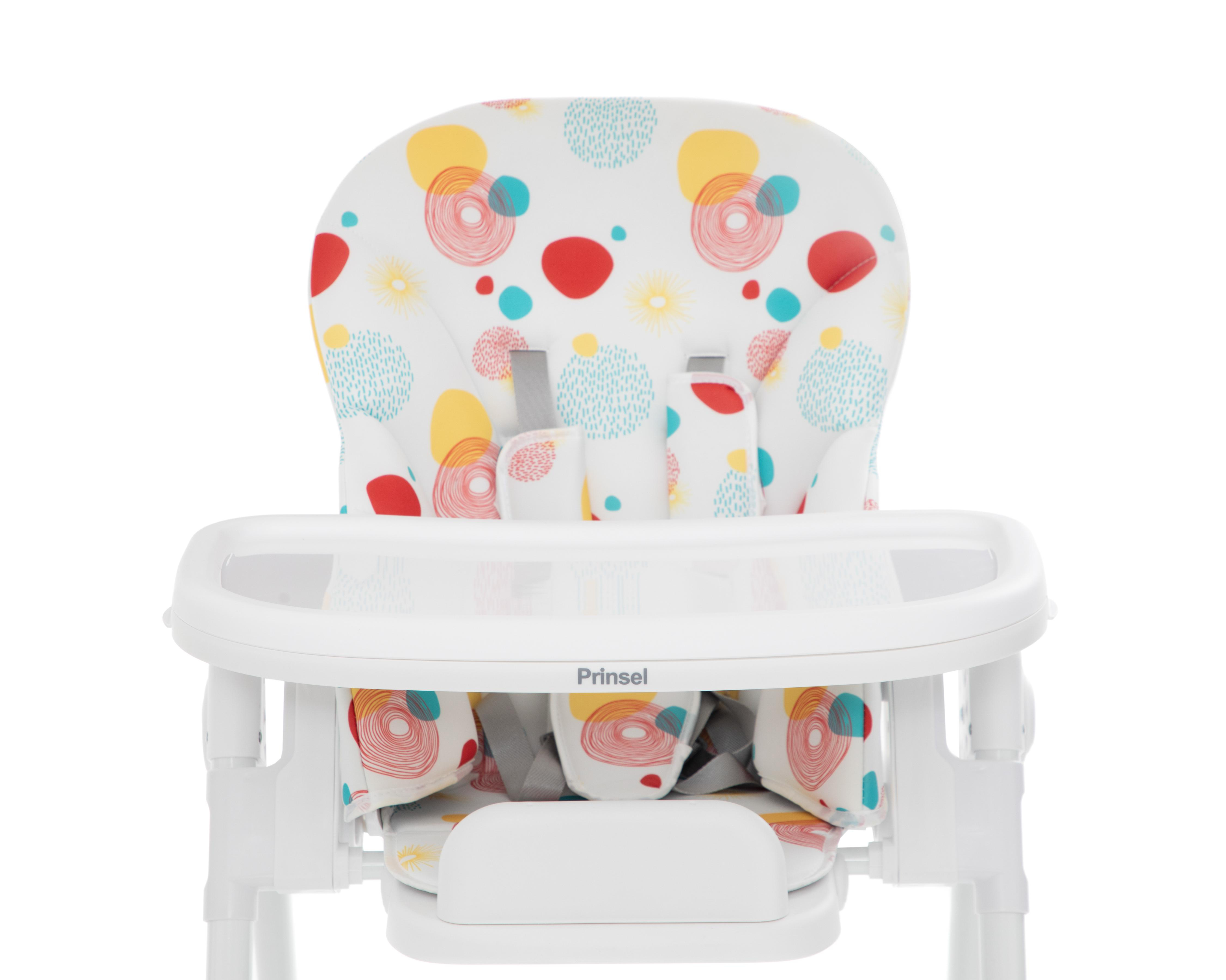 Foto 5 pulgar | Silla Alta Prinsel Happy Meal Blanca
