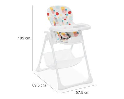 Foto 6 | Silla Alta Prinsel Happy Meal Blanca