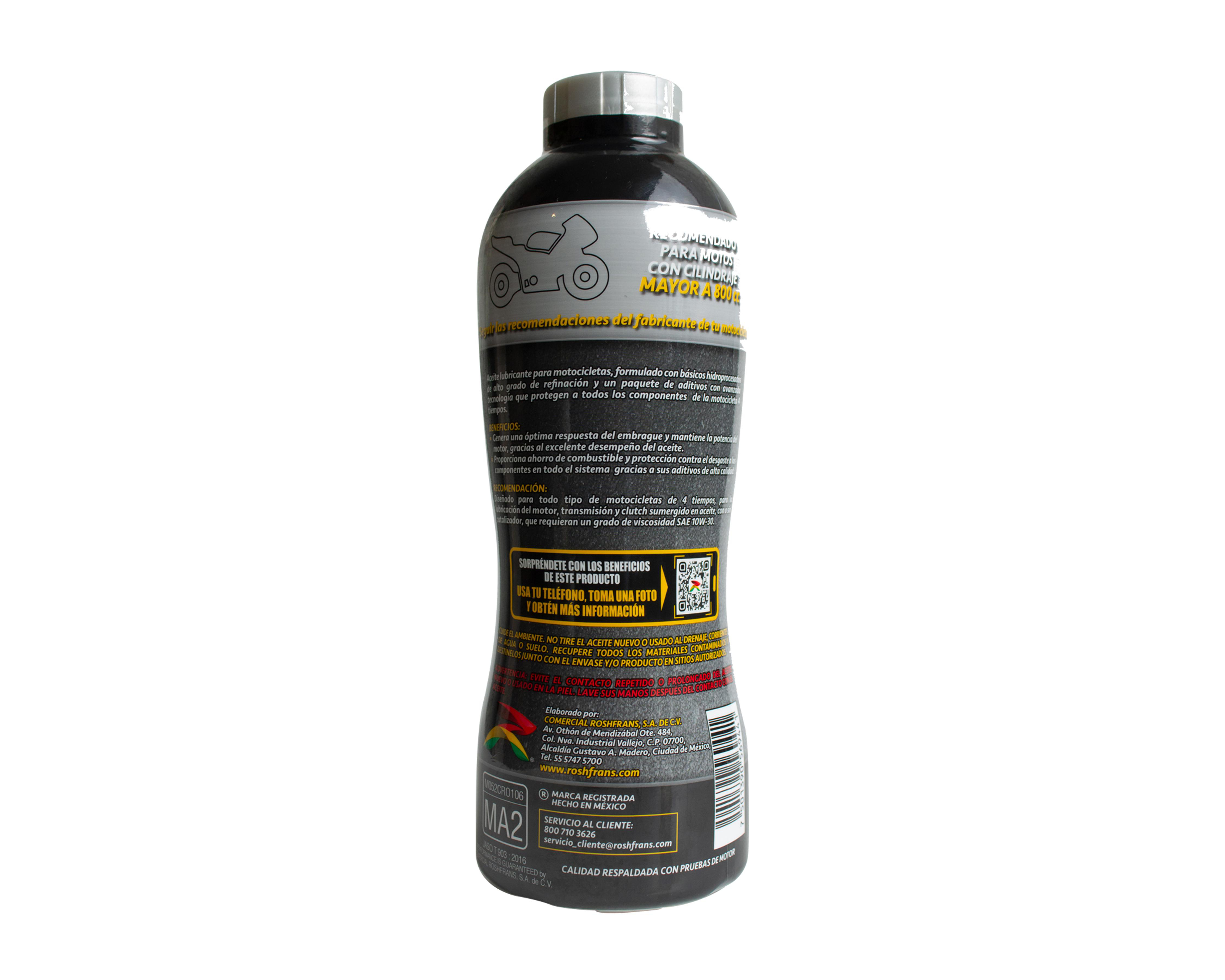 Foto 4 pulgar | Aceite Roshfrans para Motor de Motocicleta 950 ml