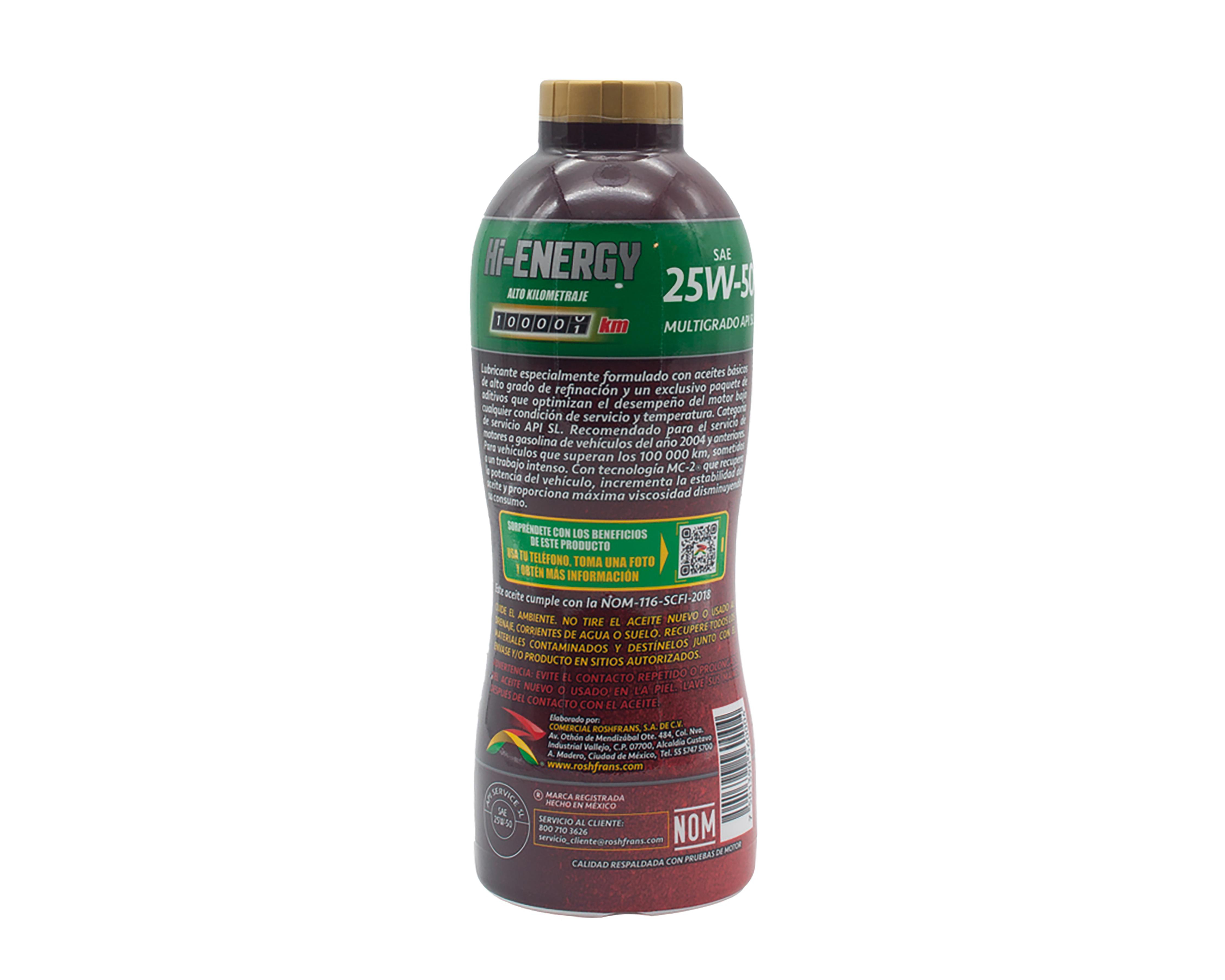 Foto 4 pulgar | Aceite Roshfrans para Motor de Automóvil 950 ml