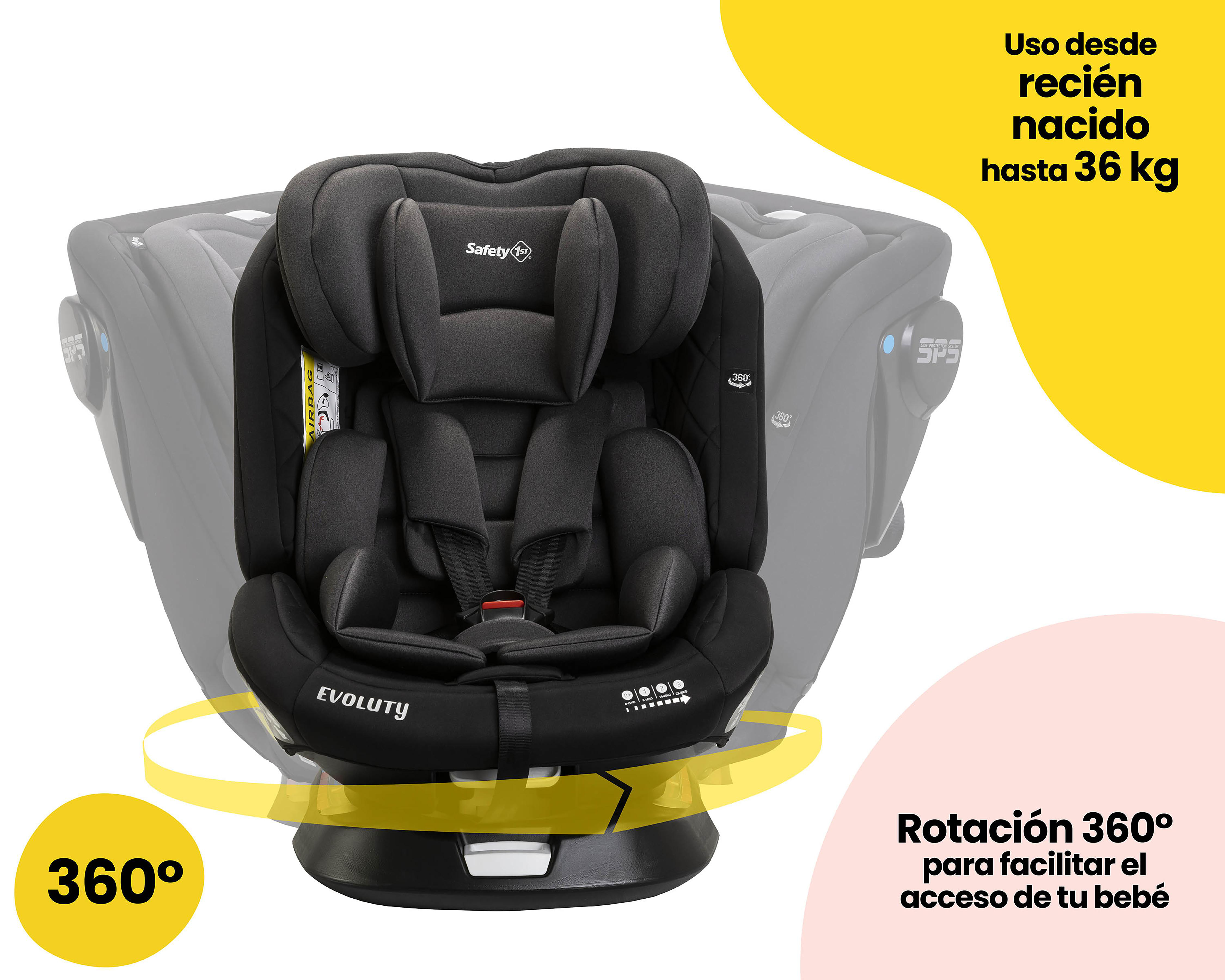 Foto 4 pulgar | Autoasiento Safety 1ST