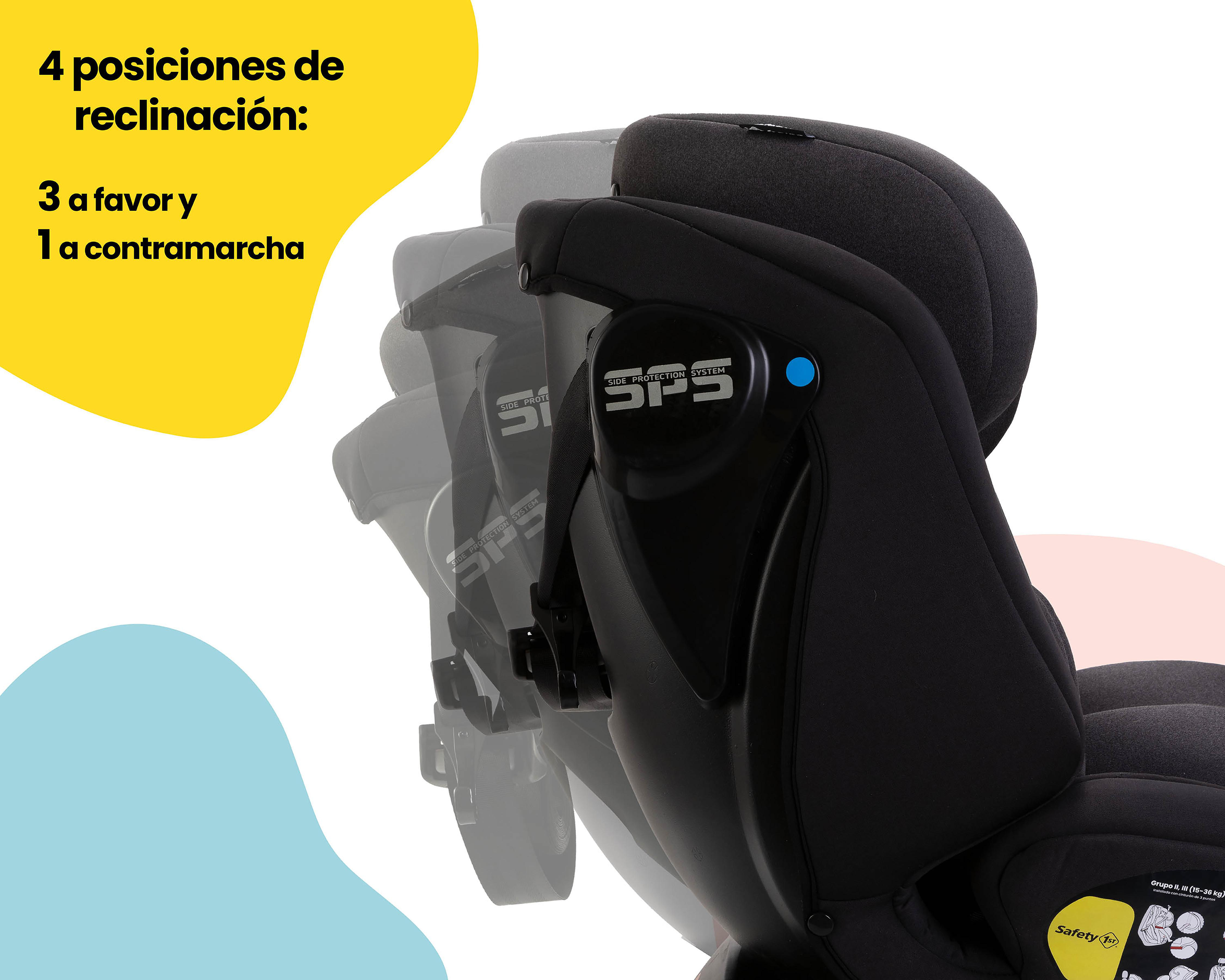 Foto 5 pulgar | Autoasiento Safety 1ST