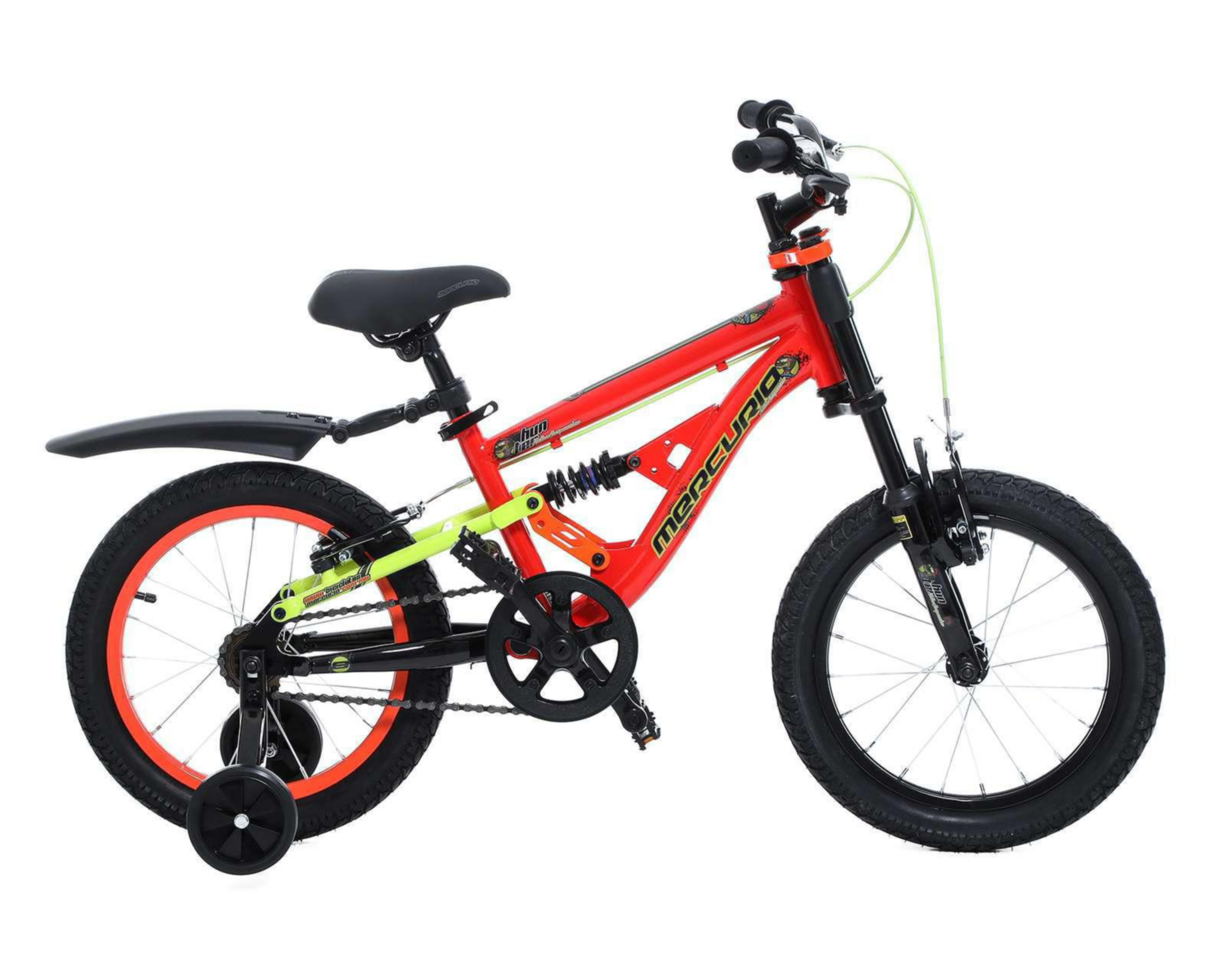 Foto 2 | Bicicleta Infantil Mercurio Hunter 16'' Anaranjada