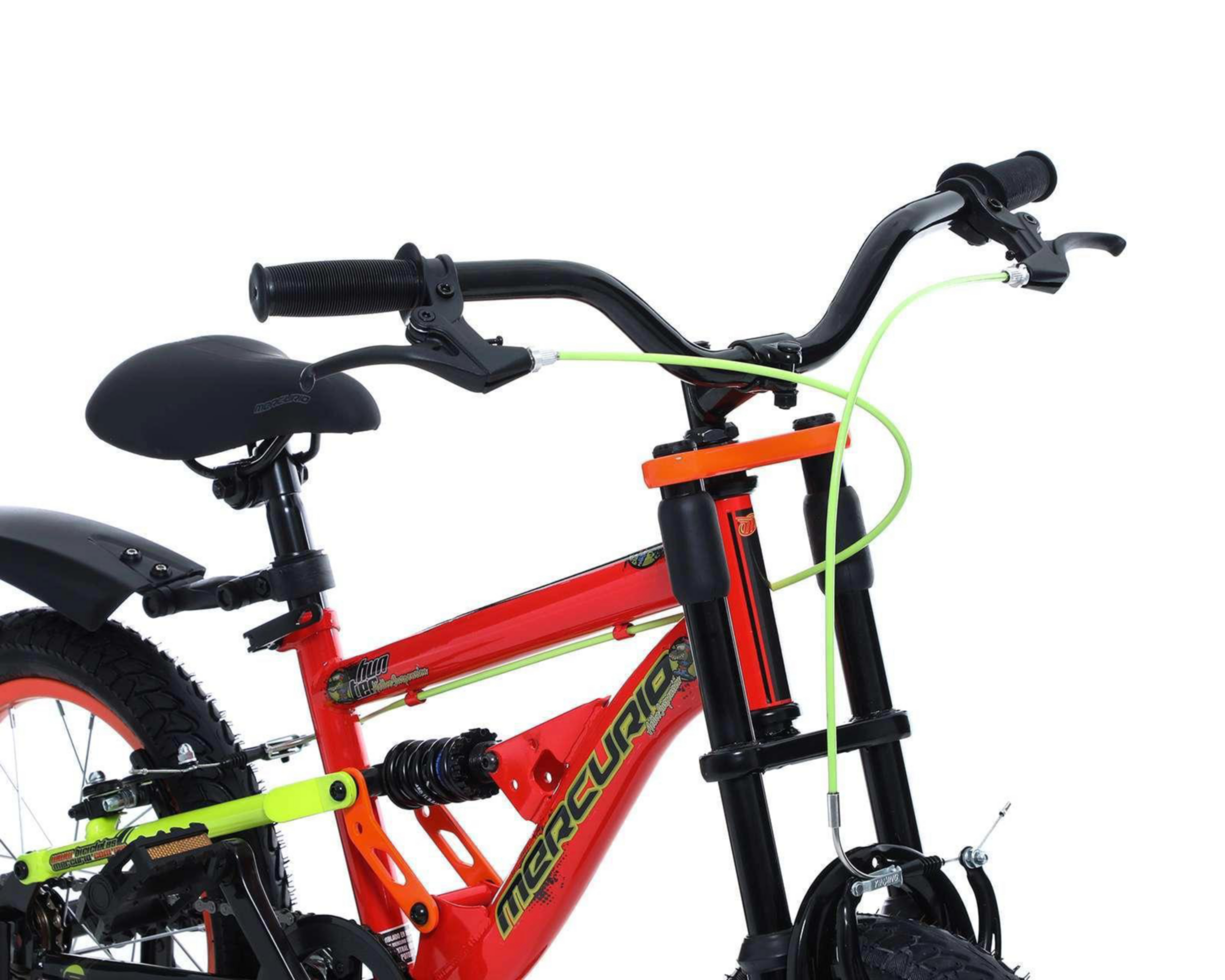 Foto 3 | Bicicleta Infantil Mercurio Hunter 16'' Anaranjada