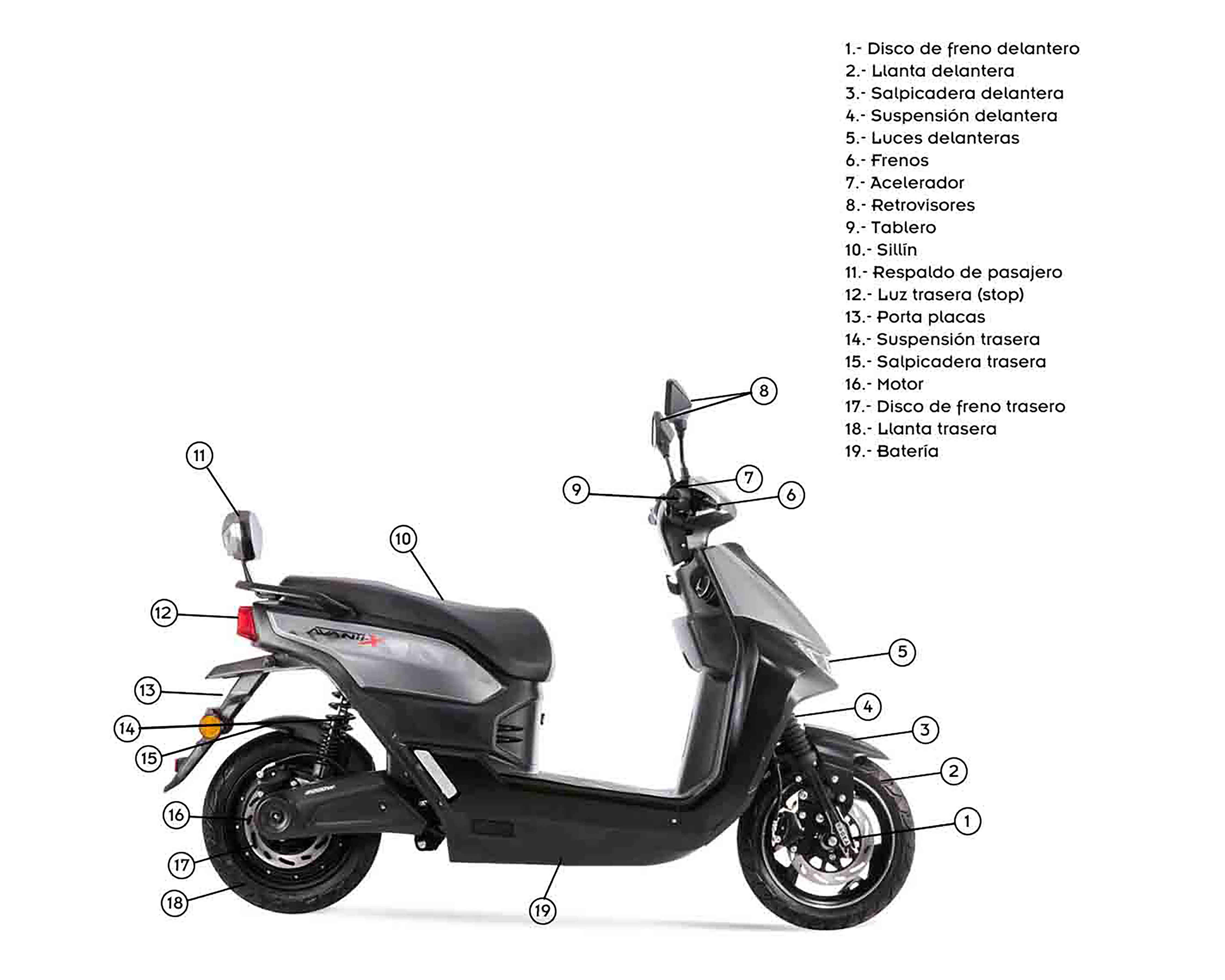 Foto 8 | Moto Eléctrica Yadea Avanti X 2024