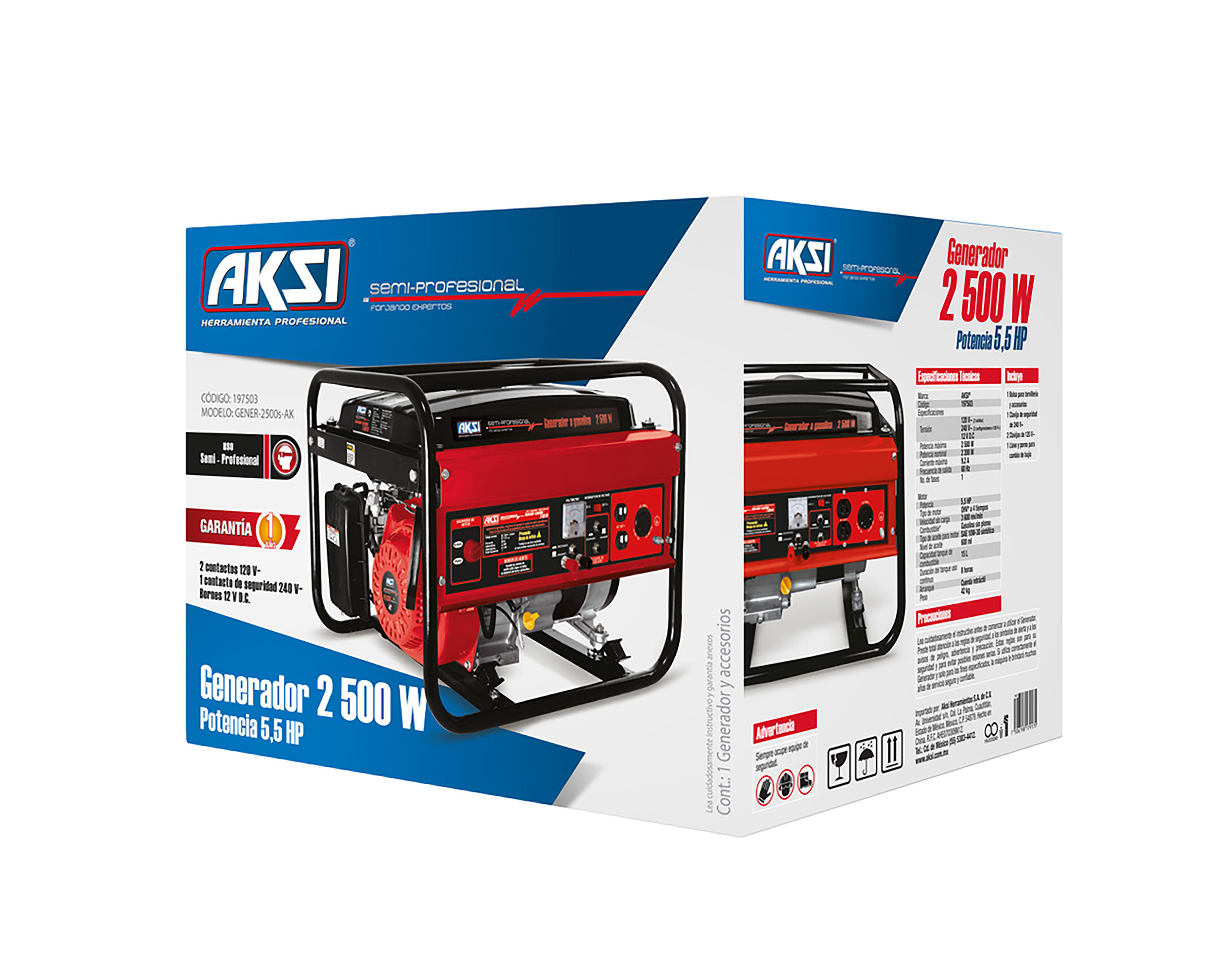 Generador de Luz Aksi 197503 2500 Watts