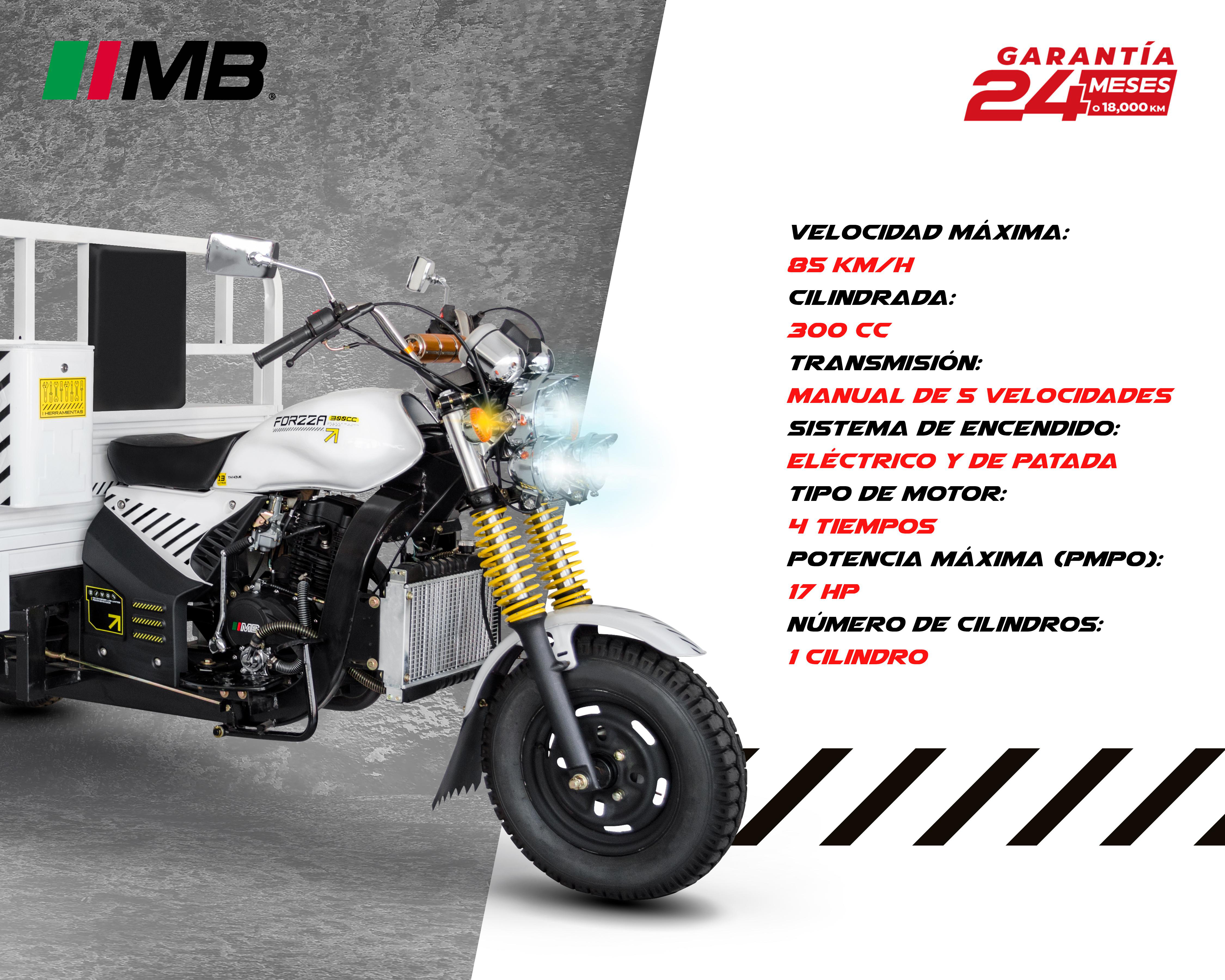 Foto 4 pulgar | Motocicleta MB Motos Forzza 300 cc 2023