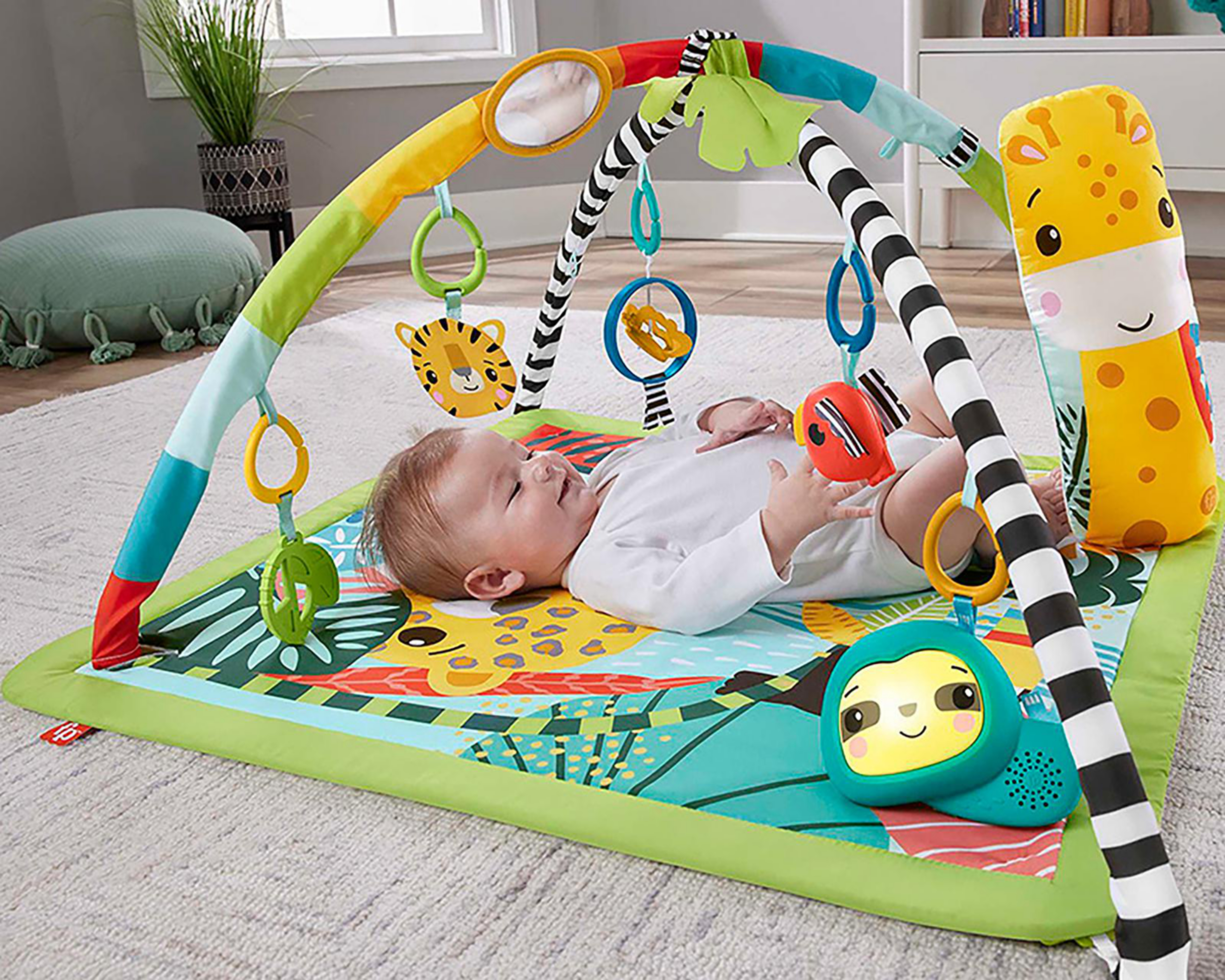 Foto 4 pulgar | Tapete de Actividades Fisher Price Selva Tropical 3 en 1