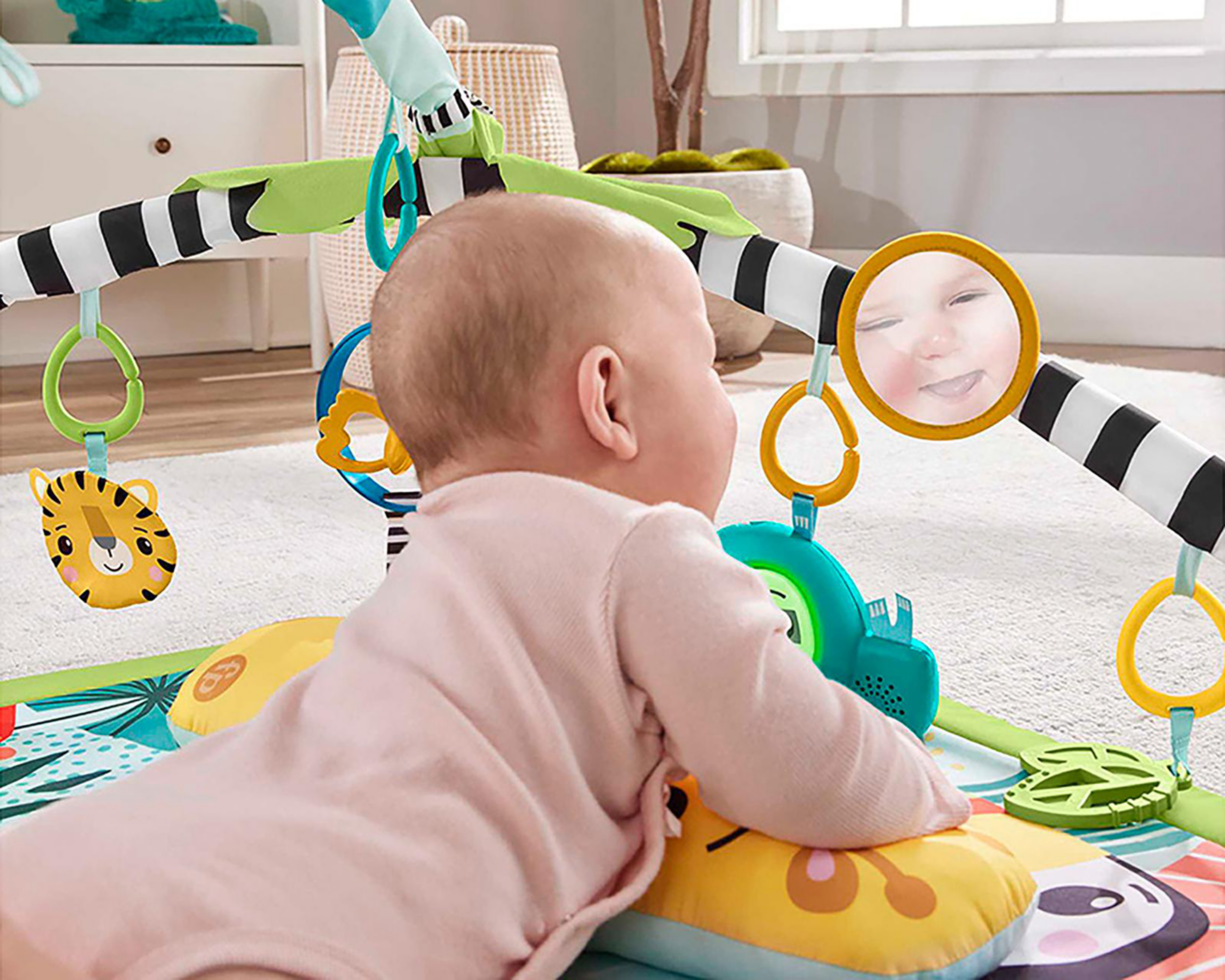 Foto 5 pulgar | Tapete de Actividades Fisher Price Selva Tropical 3 en 1