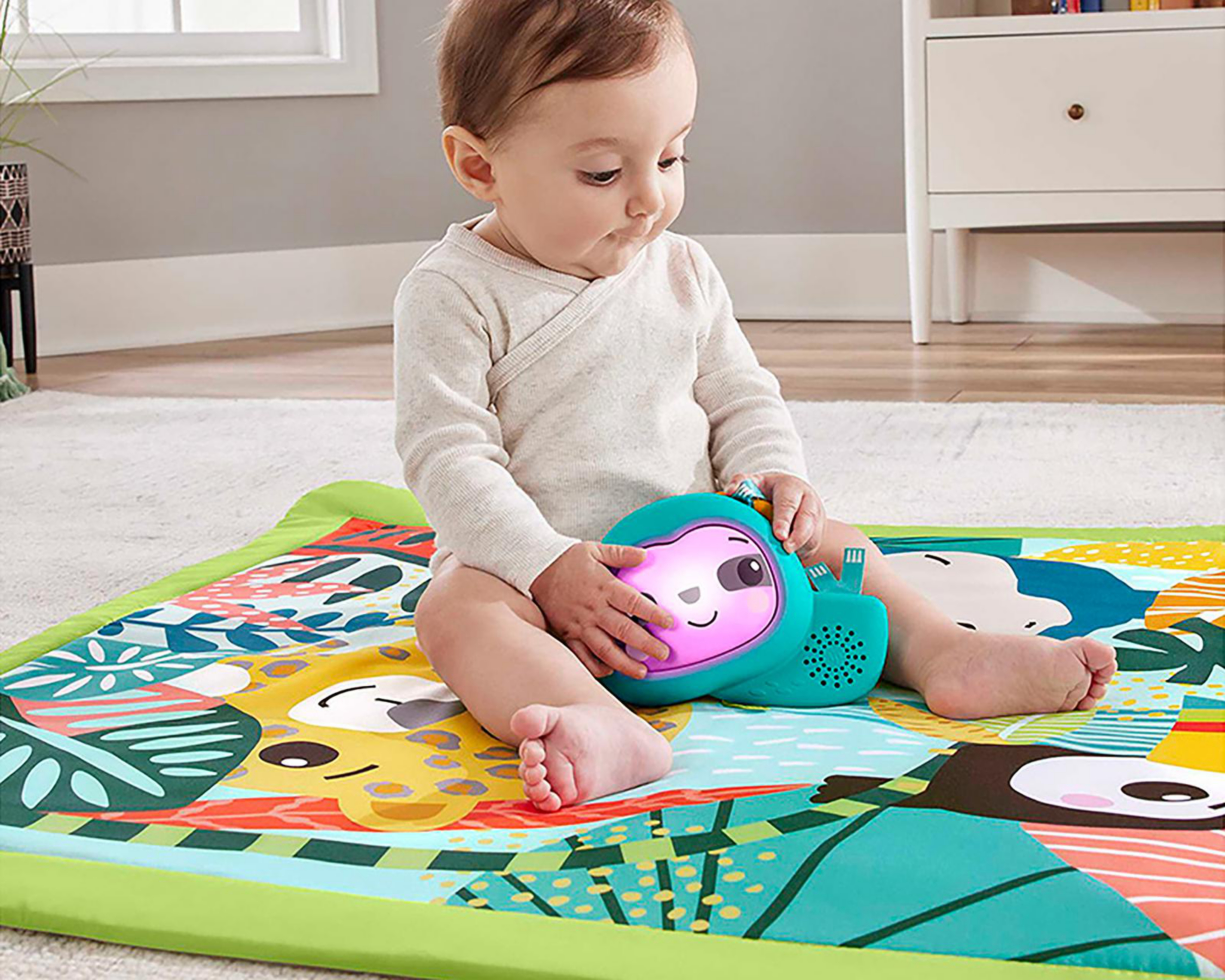 Foto 7 pulgar | Tapete de Actividades Fisher Price Selva Tropical 3 en 1